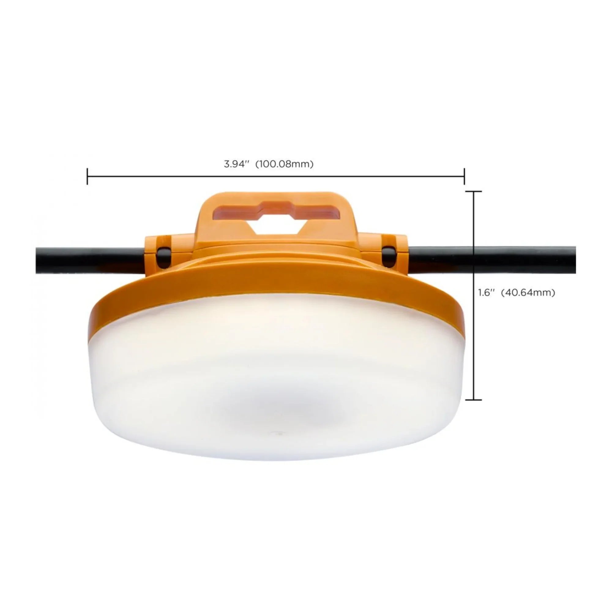 SATCO|NUVO - 50ft Hi-Pro LED Construction String Light, 7000 Lumens, Plug & Hooks | Bees Lighting