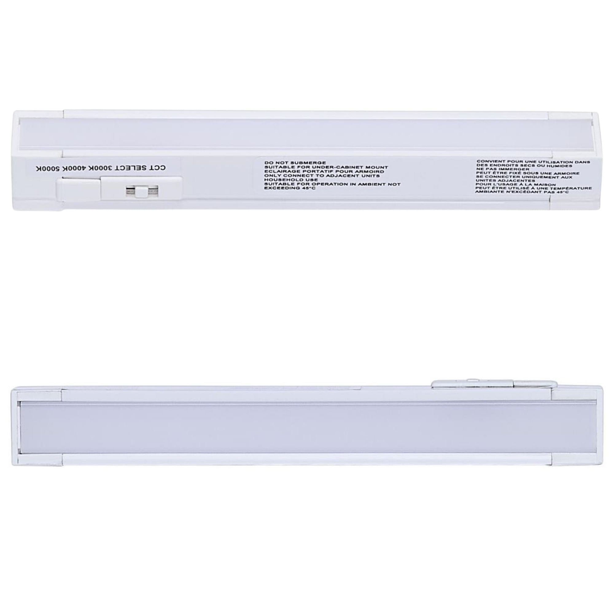 CounterQUICK Slim 6 Inch Under Cabinet LED Light, 2W, CCT Selectable, 120V, White
