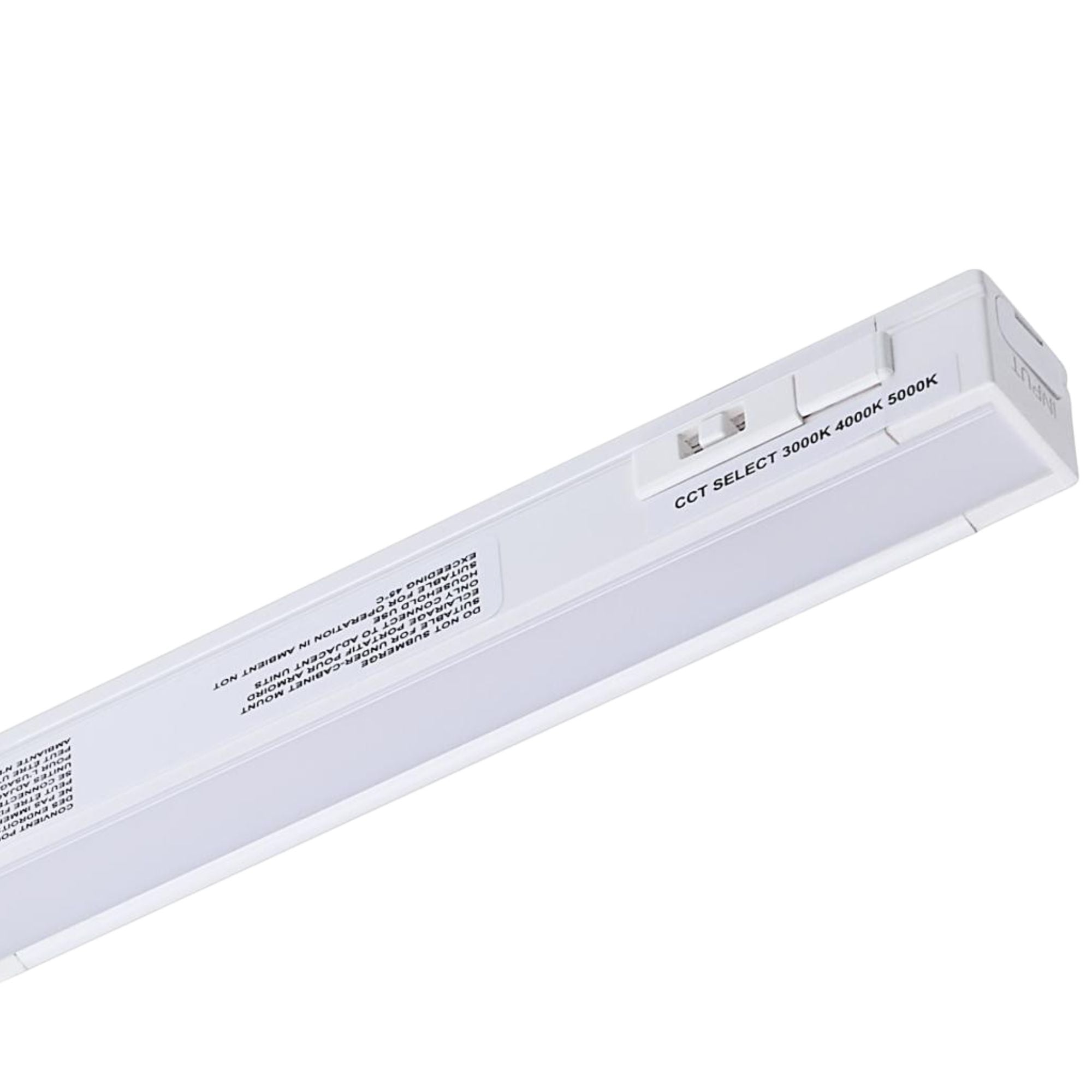 Satco|Nuvo CounterQuick Slim Under Cabinet LED Light, 21", 500 lm, 3CCT (3000K/4000K/5000K), 120V AC, White (63-403)