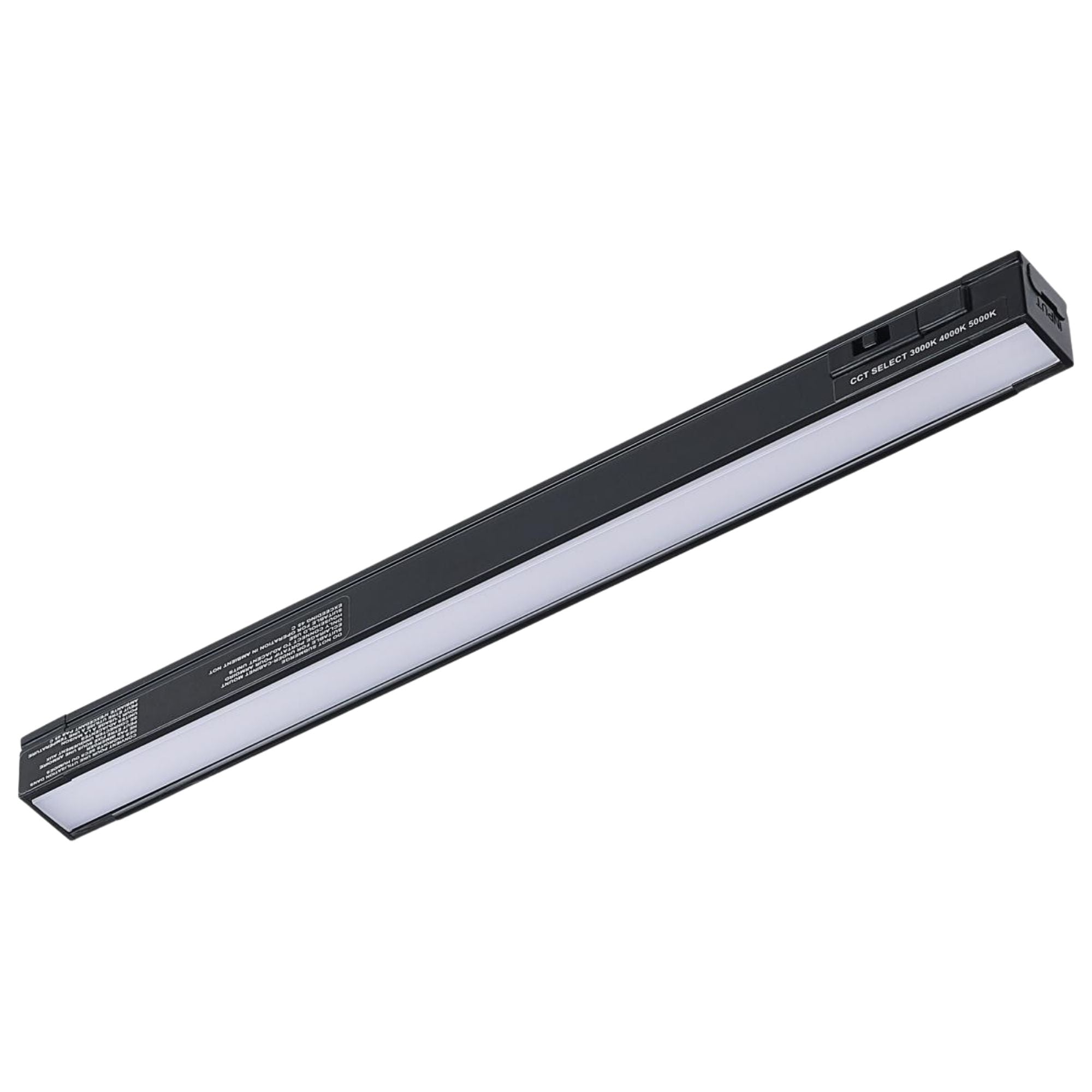 CounterQUICK Slim 10 Inch Under Cabinet LED Light, 4W, CCT Selectable, 120V, Black