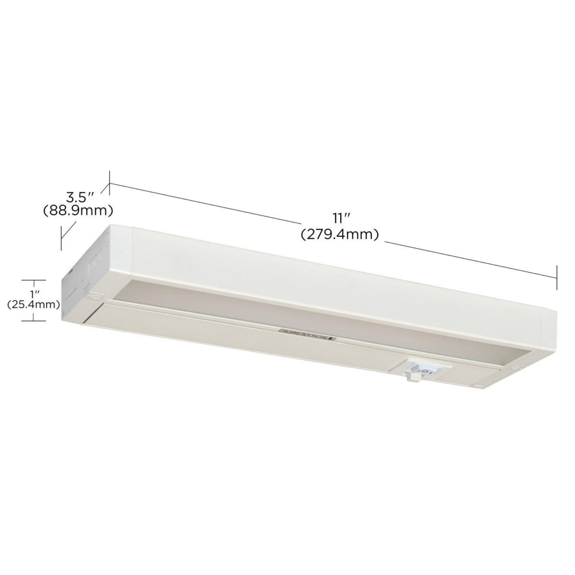 SATCO|NUVO - CounterQUICK 11 Inch Under Cabinet LED Light, 6.5W, CCT Selectable, 120V, White | Bees Lighting