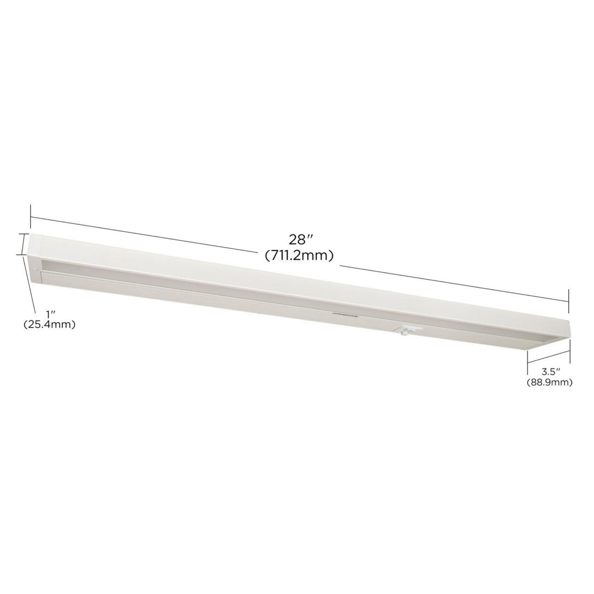 SATCO|NUVO - CounterQUICK 28 Inch Under Cabinet LED Light, 17W, CCT Selectable, 120V, White | Bees Lighting