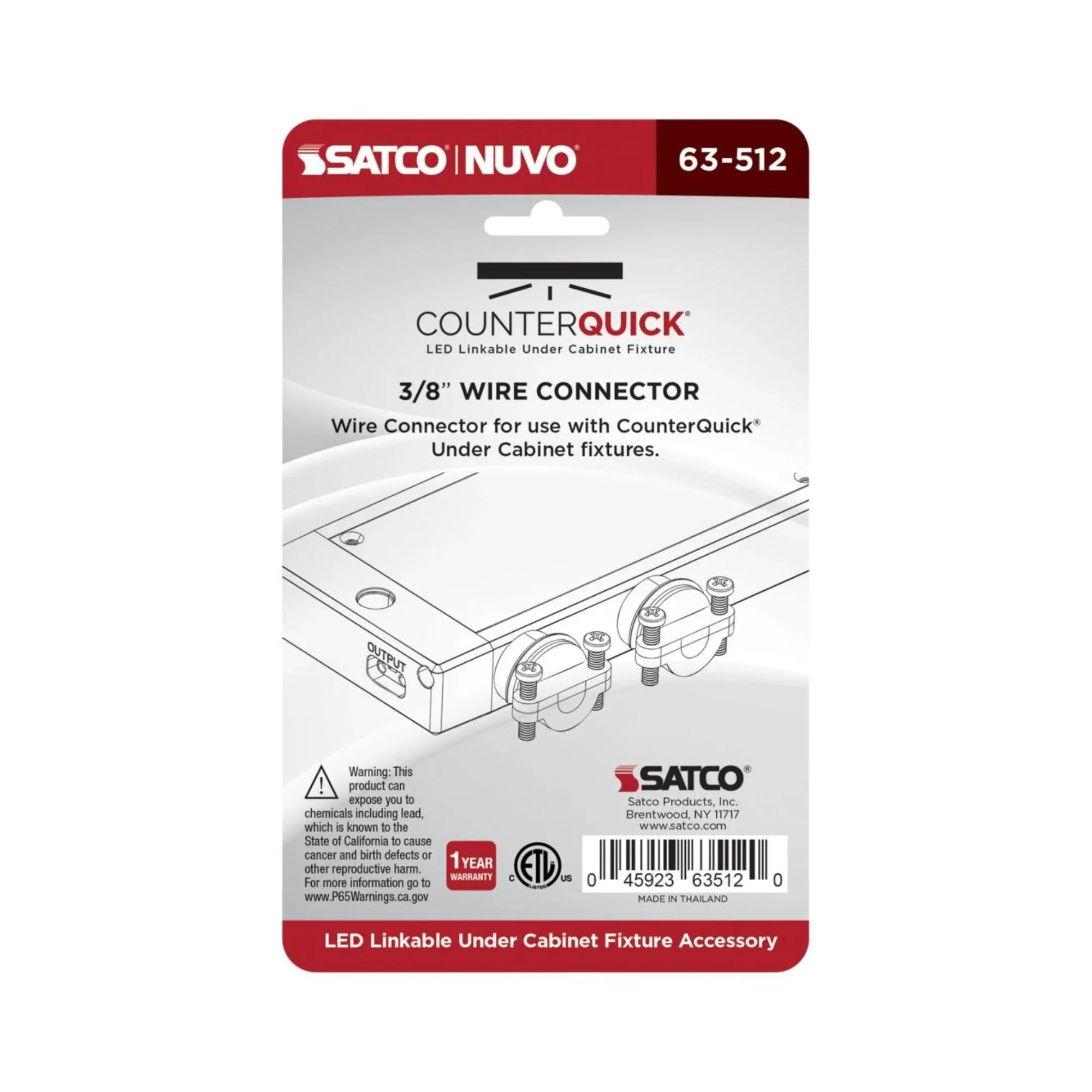 CounterQUICK 3/8in. Wire Connector