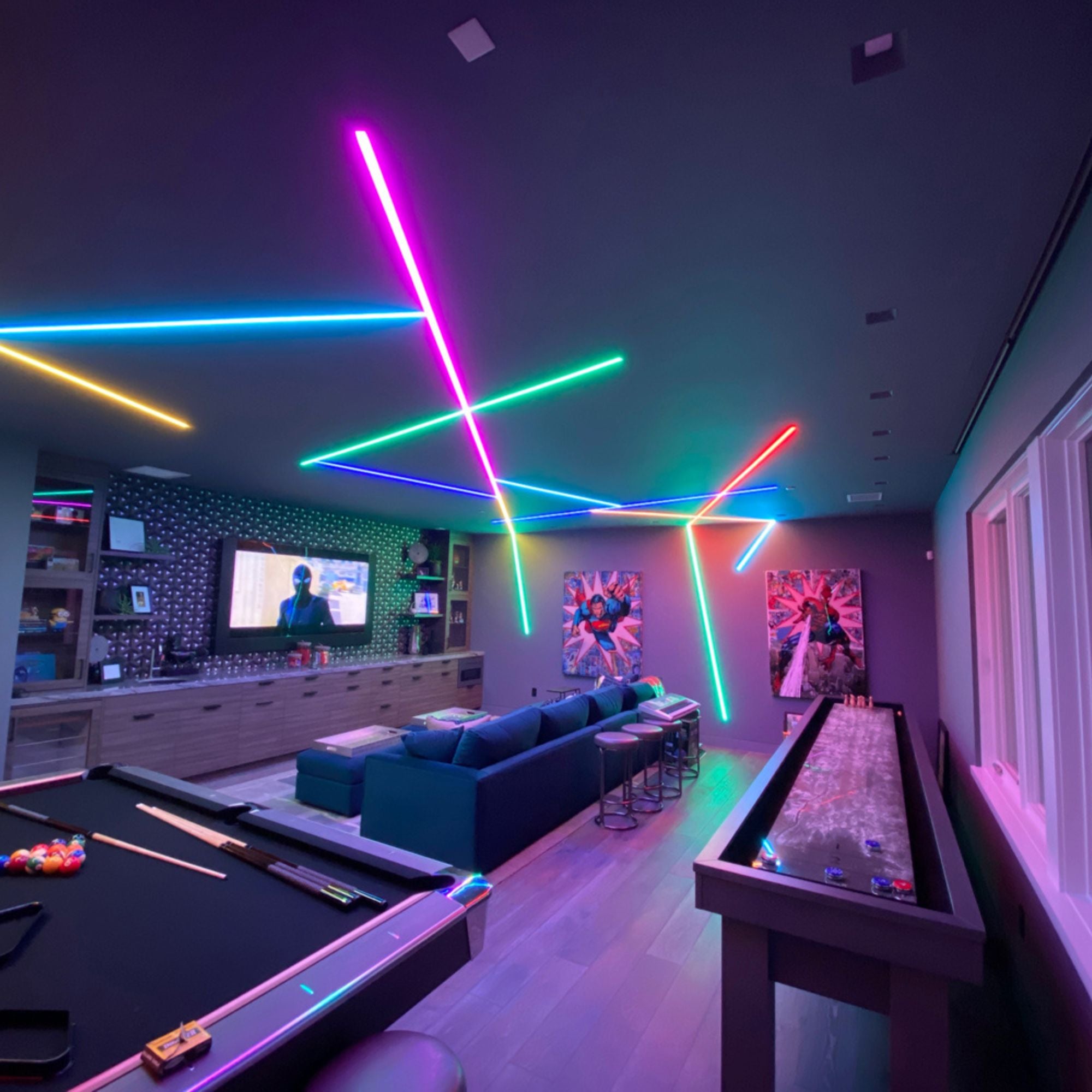 Dimension Performer LED Tape Light Kit , 16Ft Reel, RGB + Tunable White, 24V