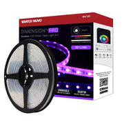 Dimension Pro Outdoor Smart LED Tape Light Kit, 32Ft Reel, RGBTW, 24V, Plug Connection