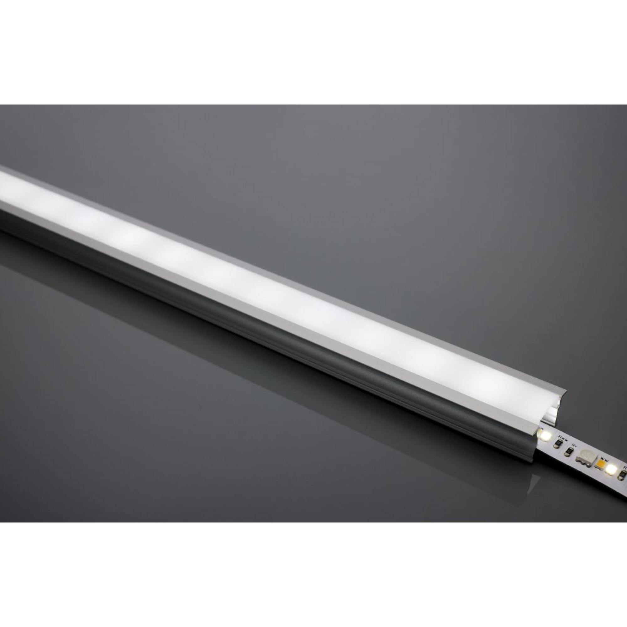 40" Recessed Deep Aluminum Channel, Pack of 5 - Bees Lighting