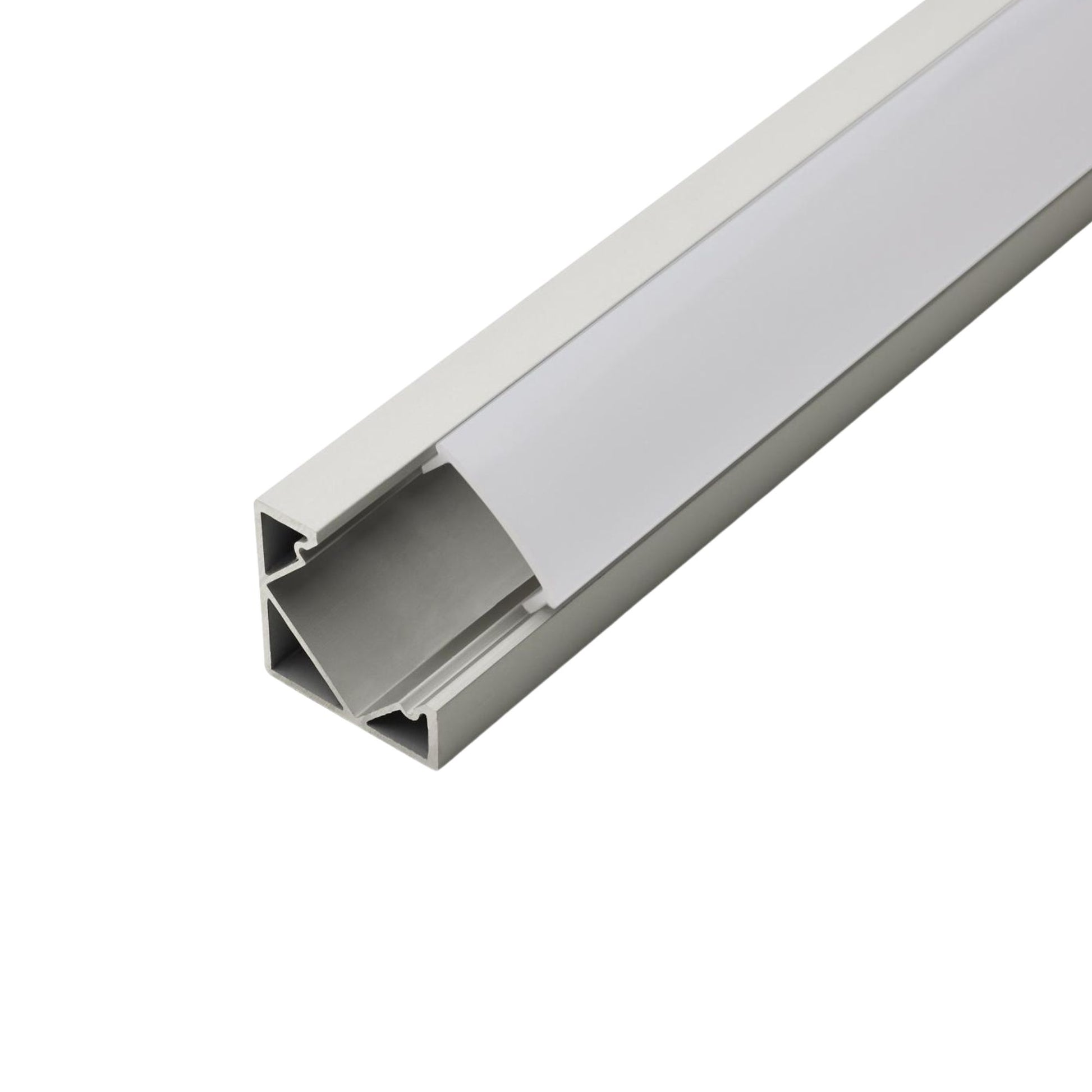 40" 45 Degree Angled Aluminum Channel, Pack of 5 - Bees Lighting