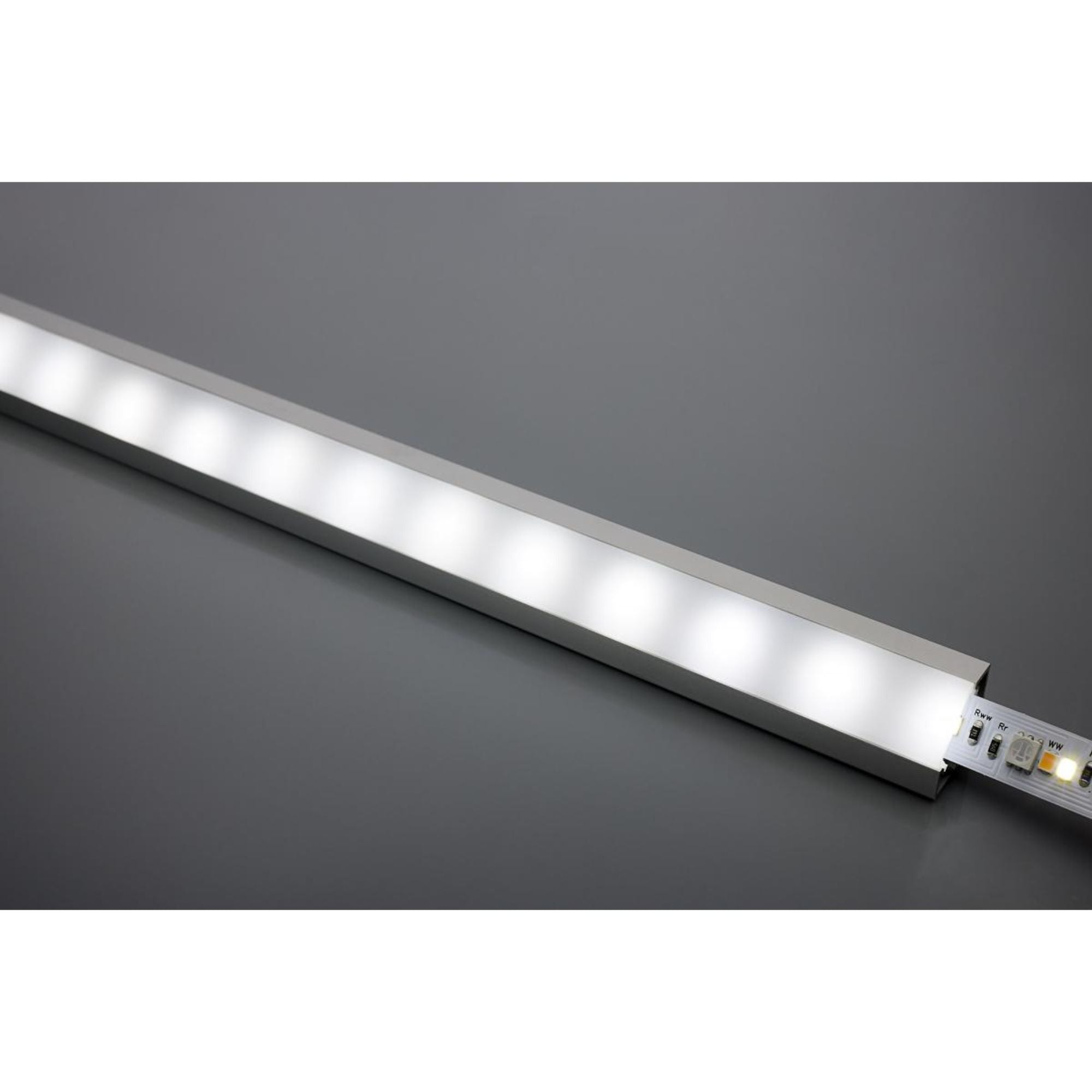 40" 45 Degree Angled Aluminum Channel, Pack of 5 - Bees Lighting