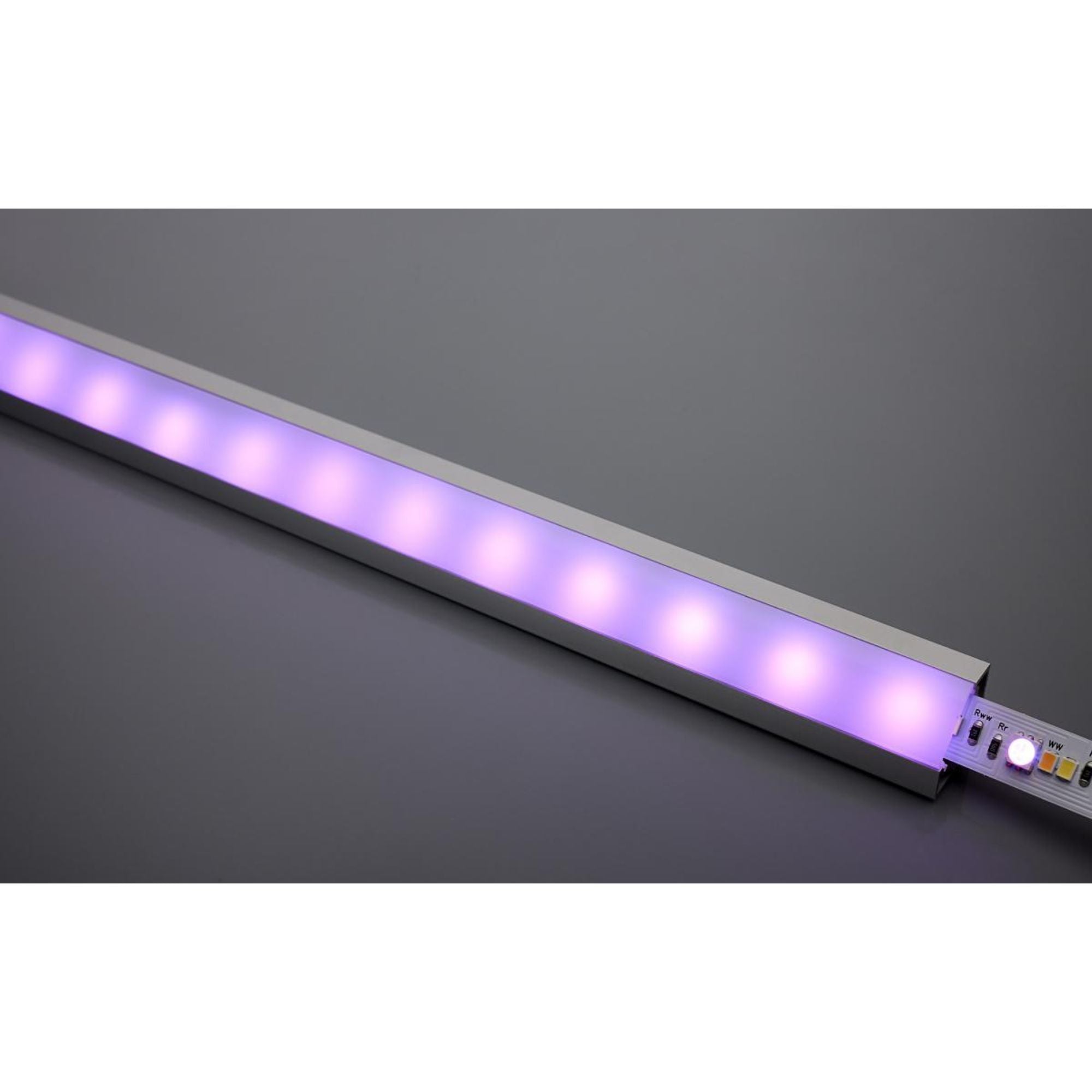 40" 45 Degree Angled Aluminum Channel, Pack of 5 - Bees Lighting
