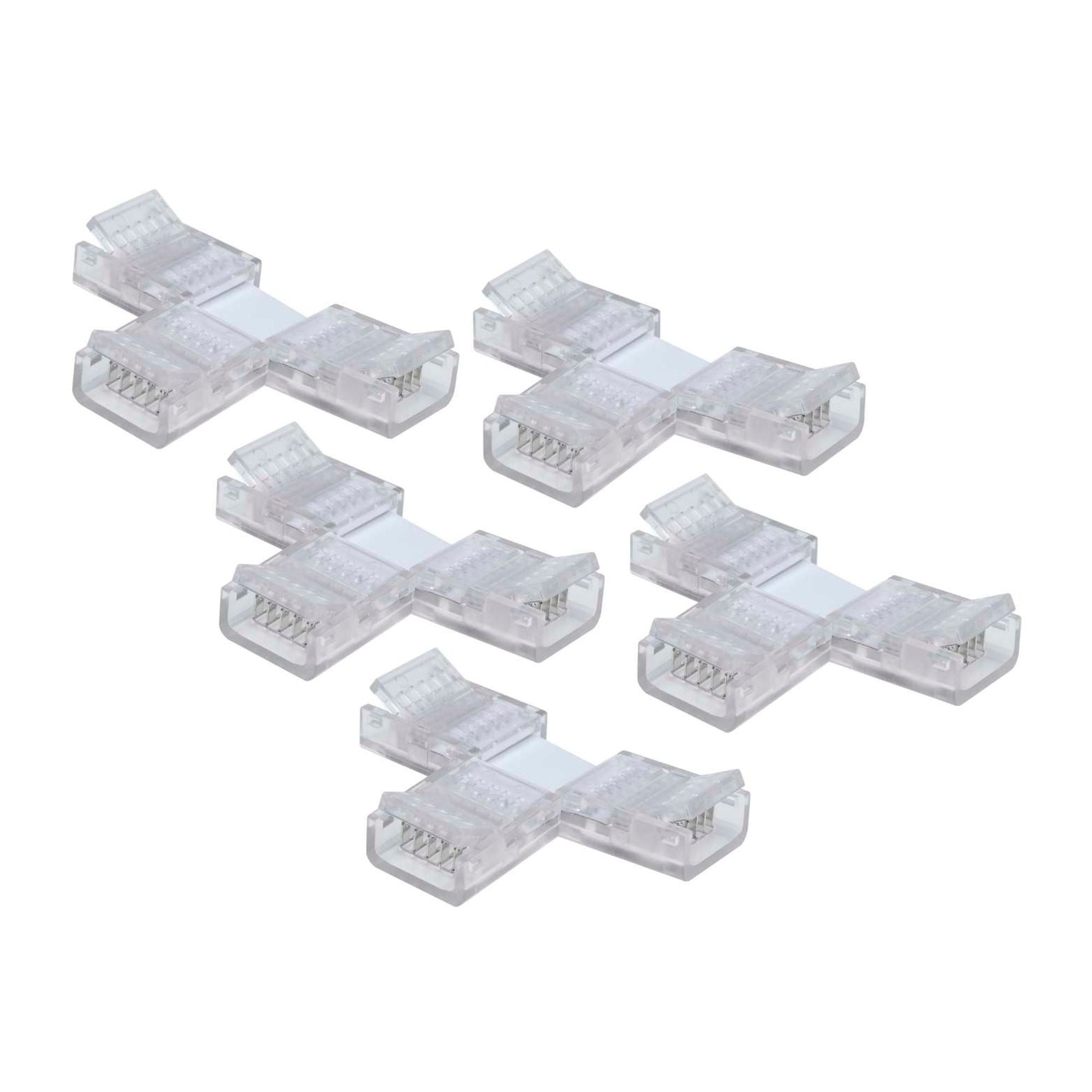 SATCO|NUVO Starfish 3-Way Tape-to-Tape Connector, 5 Pack (64-174)