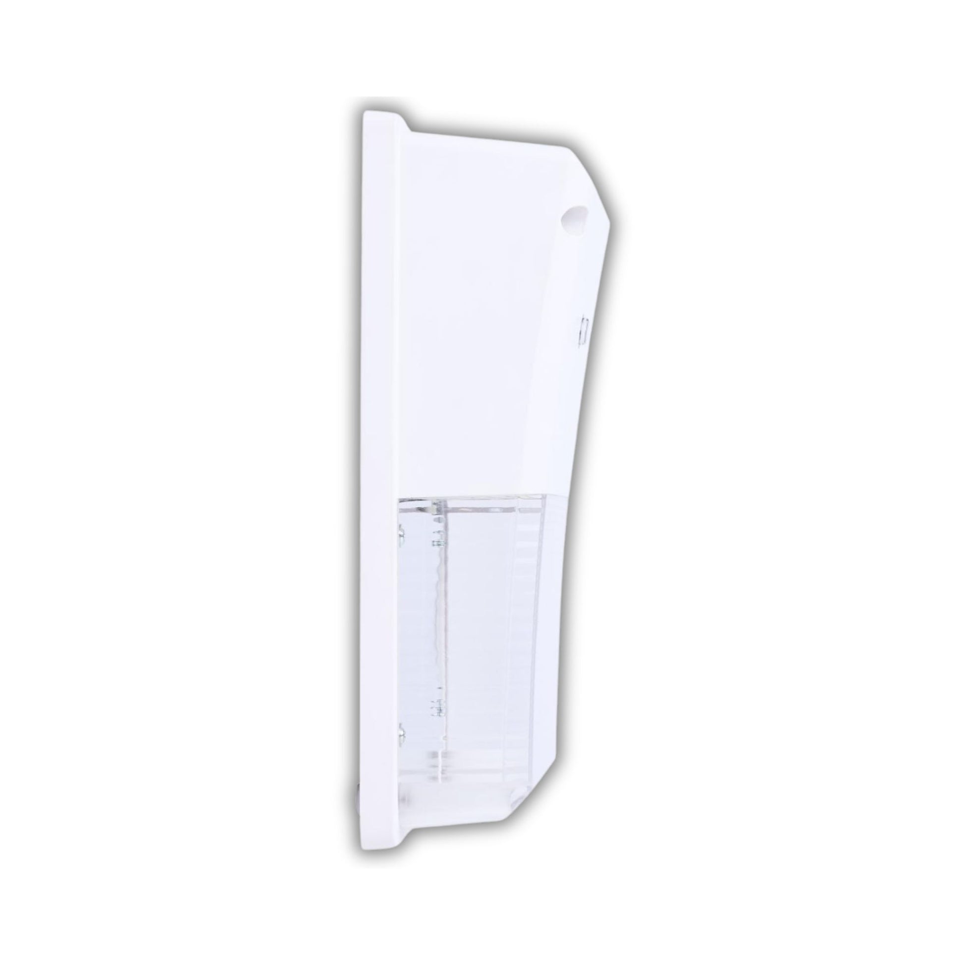 LED Turtle Friendly Mini Wall Pack, 20W, Amber Light And 4000K, 120-277V, White - Bees Lighting