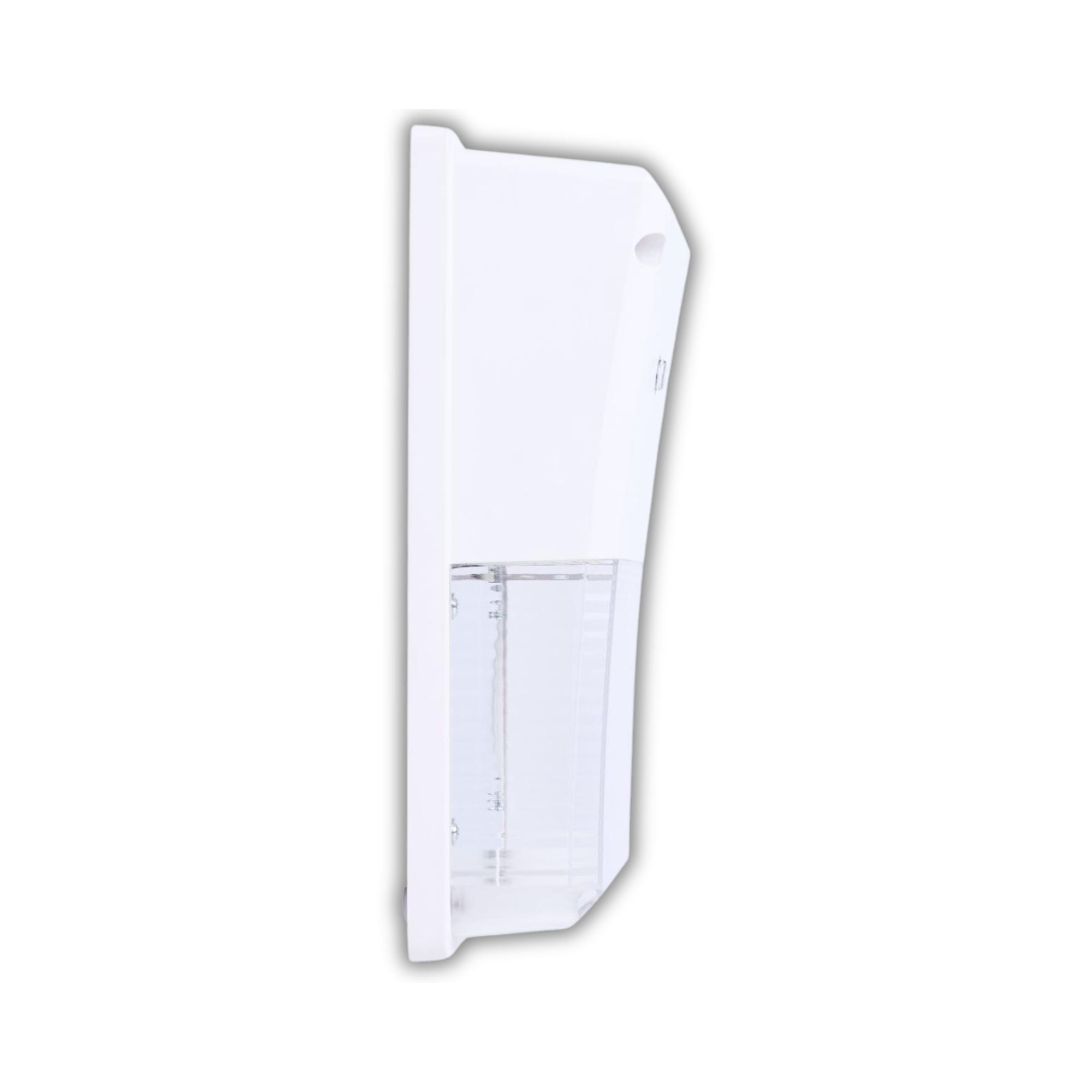 LED Turtle Friendly Mini Wall Pack, 20W, Amber Light And 4000K, 120-277V, White - Bees Lighting