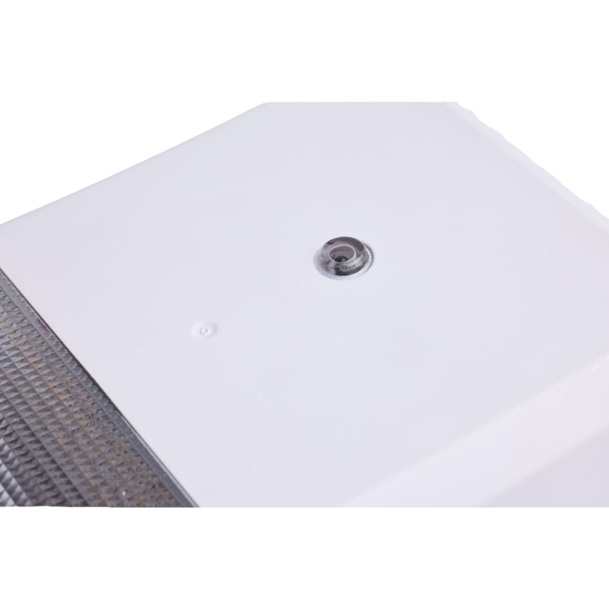 LED Turtle Friendly Mini Wall Pack, 20W, Amber Light And 4000K, 120-277V, White - Bees Lighting