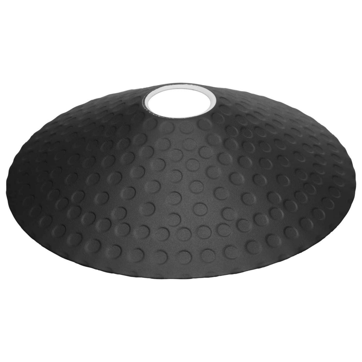 Satco 80-2843 8-Inch Textured Black Metal Dark Sky Shade for Patio String Lights