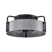 Altos 18" 4 lights Semi-flush Mount, Matte Gray and Matte Black Finish