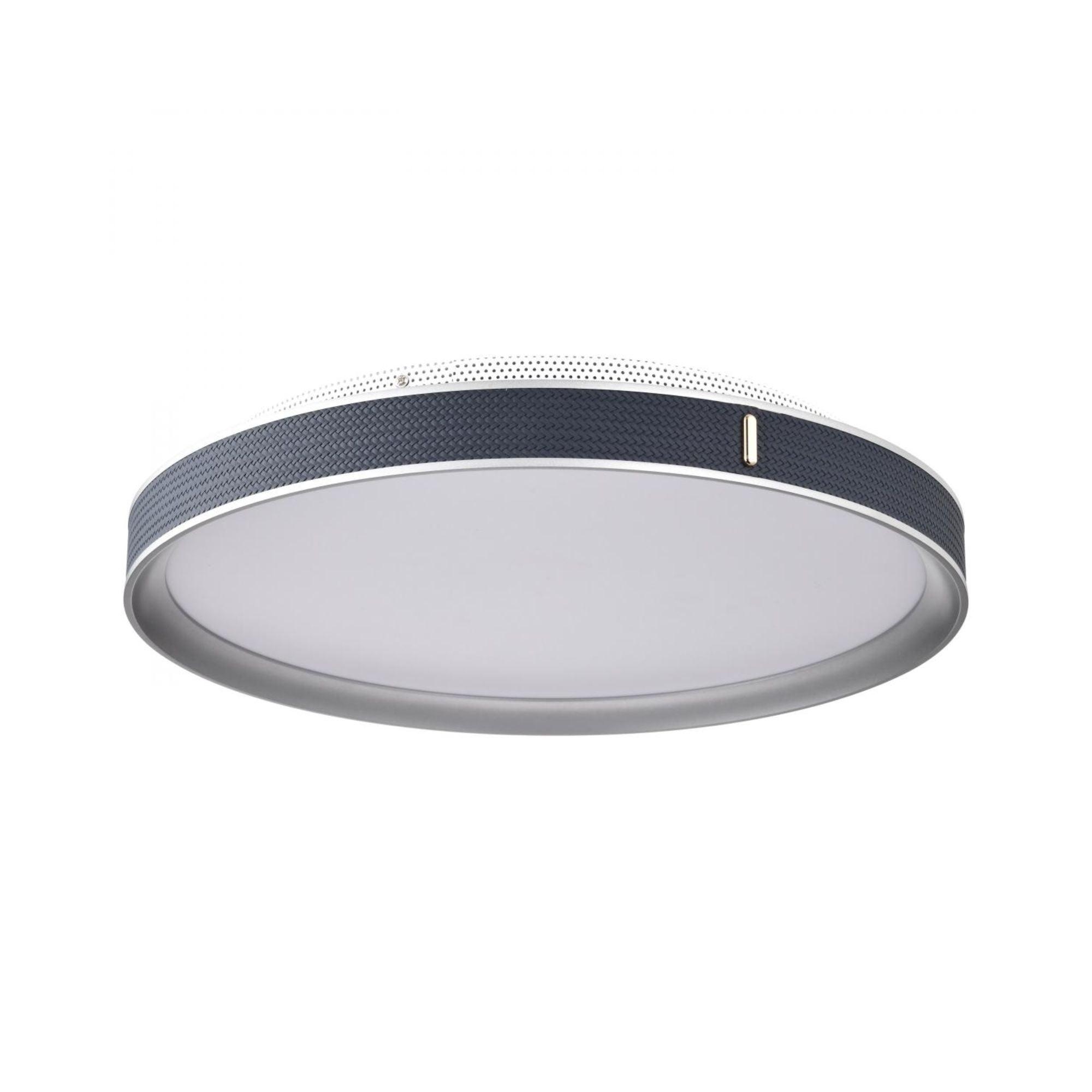 Bandon 20" LED Flush Mount, Gray with Blue Wrap, Acrylic Lens