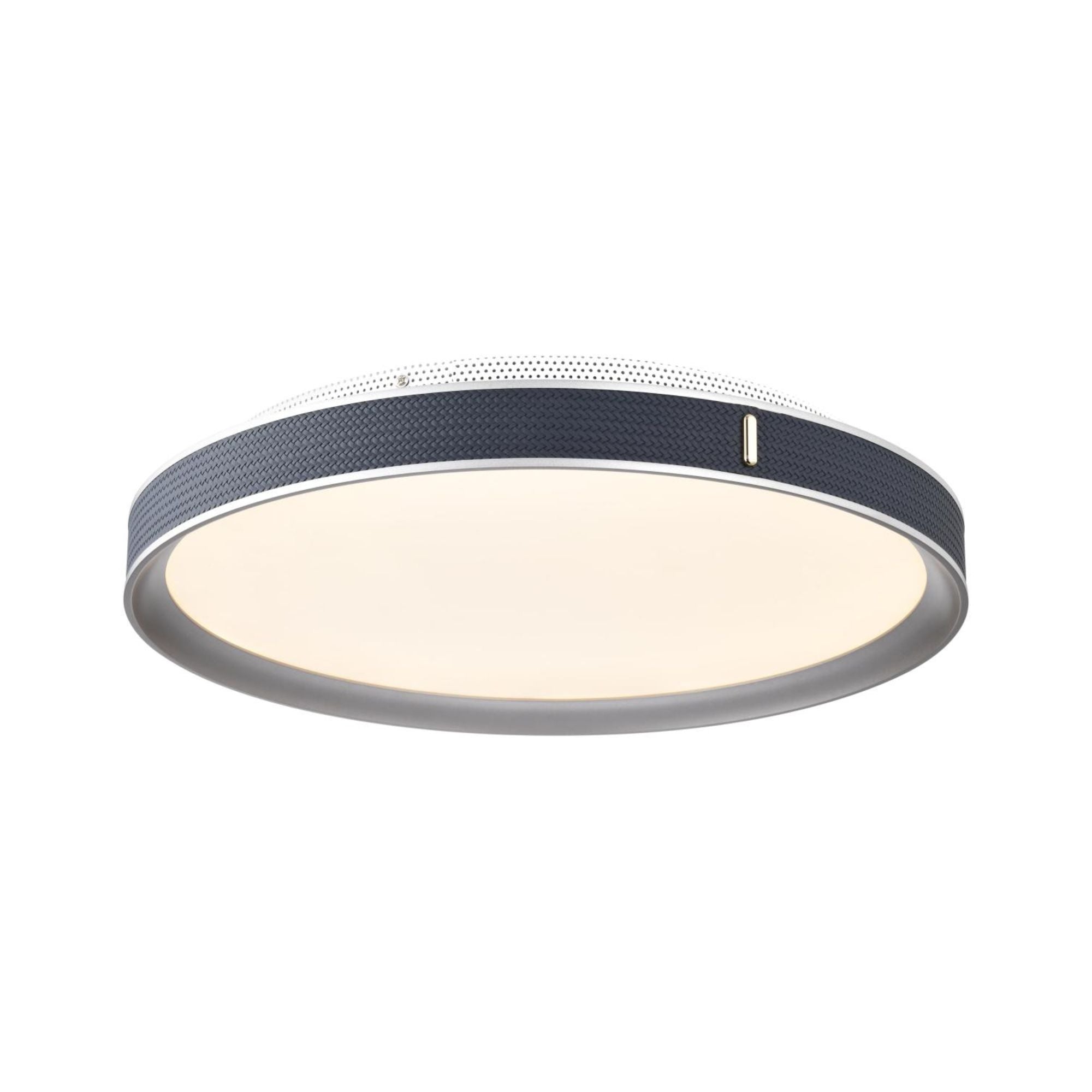 Bandon 20" LED Flush Mount, Gray with Blue Wrap, Acrylic Lens