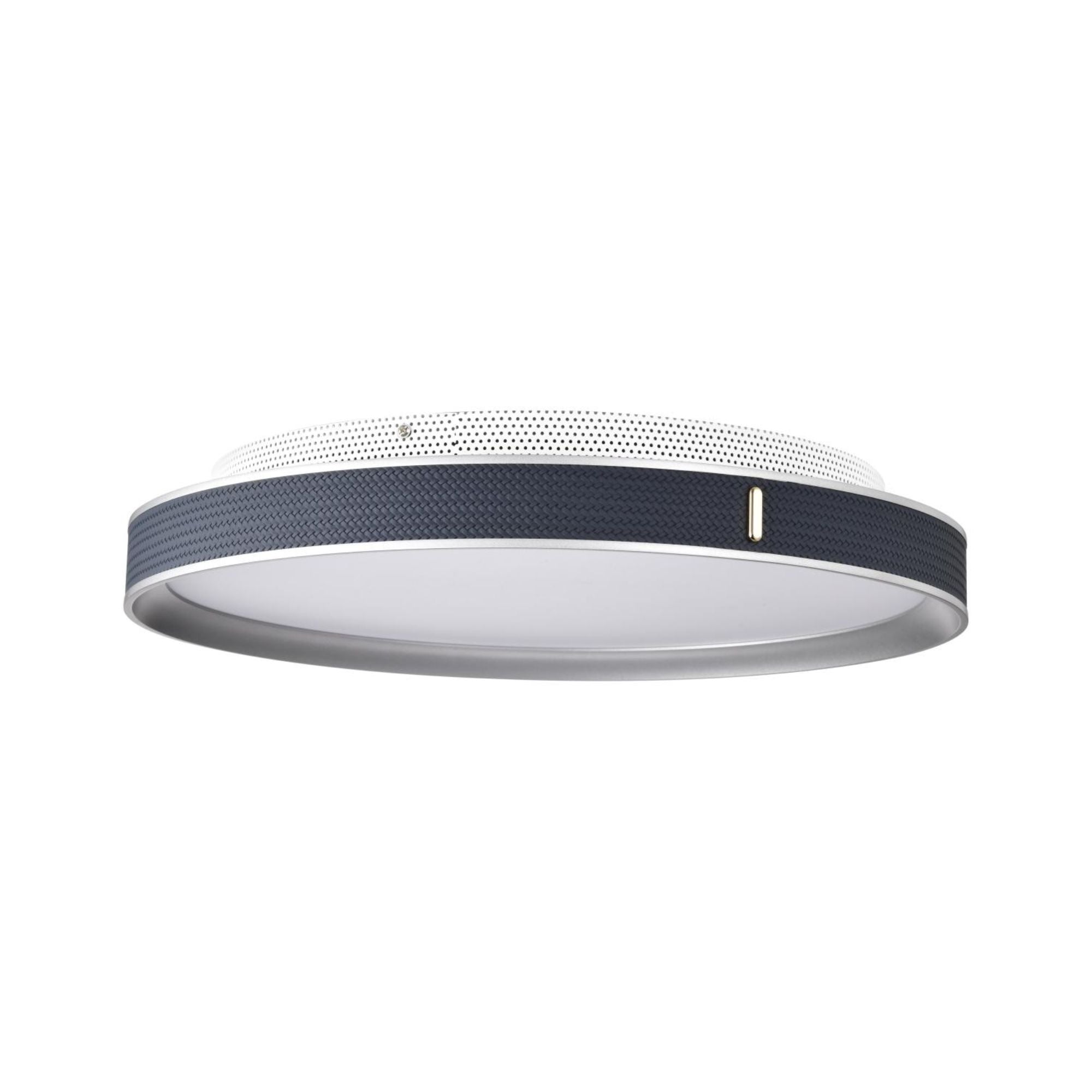 Bandon 20" LED Flush Mount, Gray with Blue Wrap, Acrylic Lens