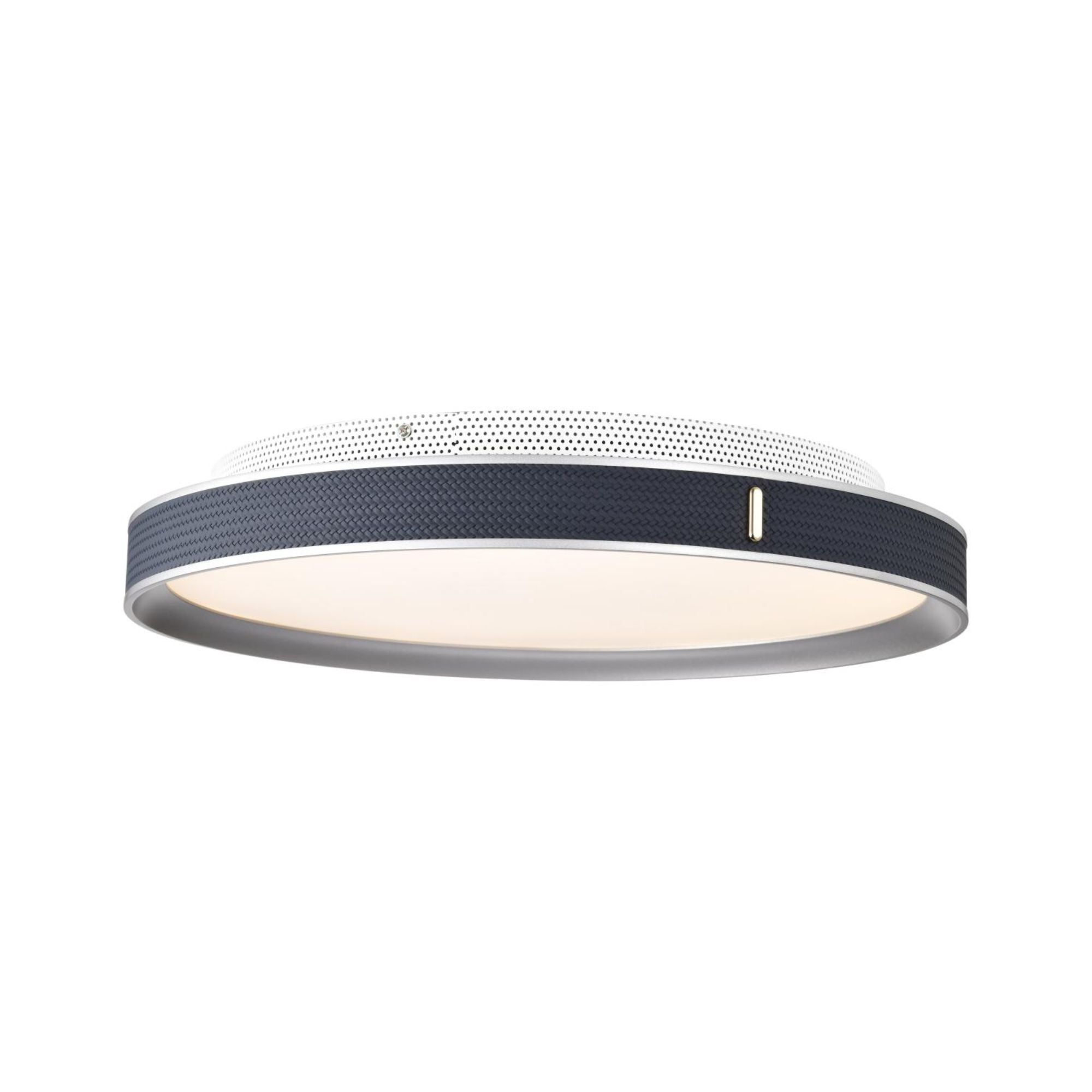 Bandon 20" LED Flush Mount, Gray with Blue Wrap, Acrylic Lens