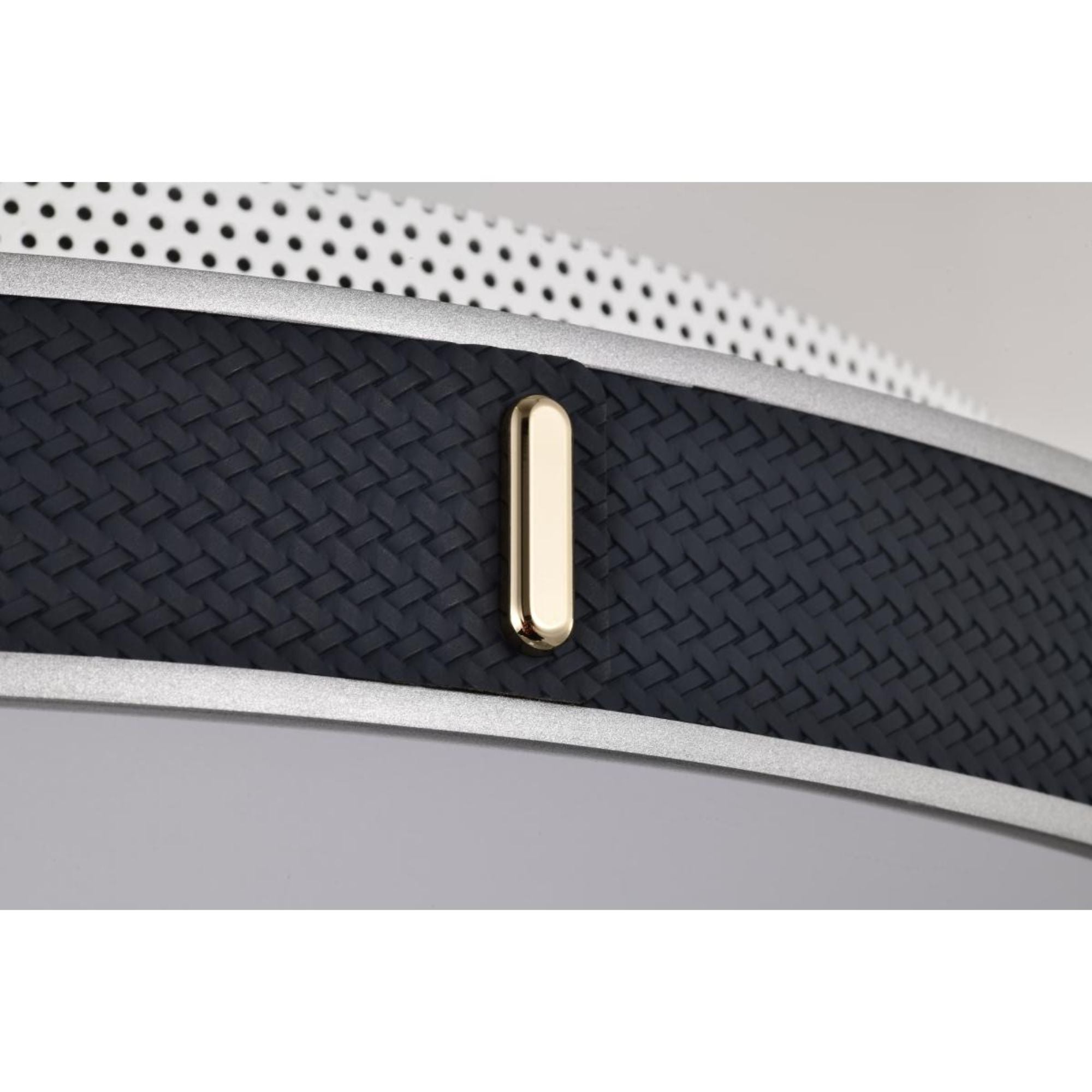 Bandon 20" LED Flush Mount, Gray with Blue Wrap, Acrylic Lens