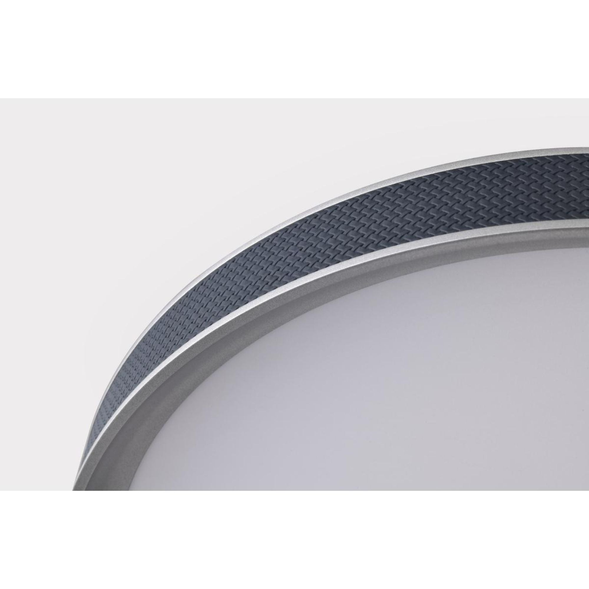Bandon 20" LED Flush Mount, Gray with Blue Wrap, Acrylic Lens