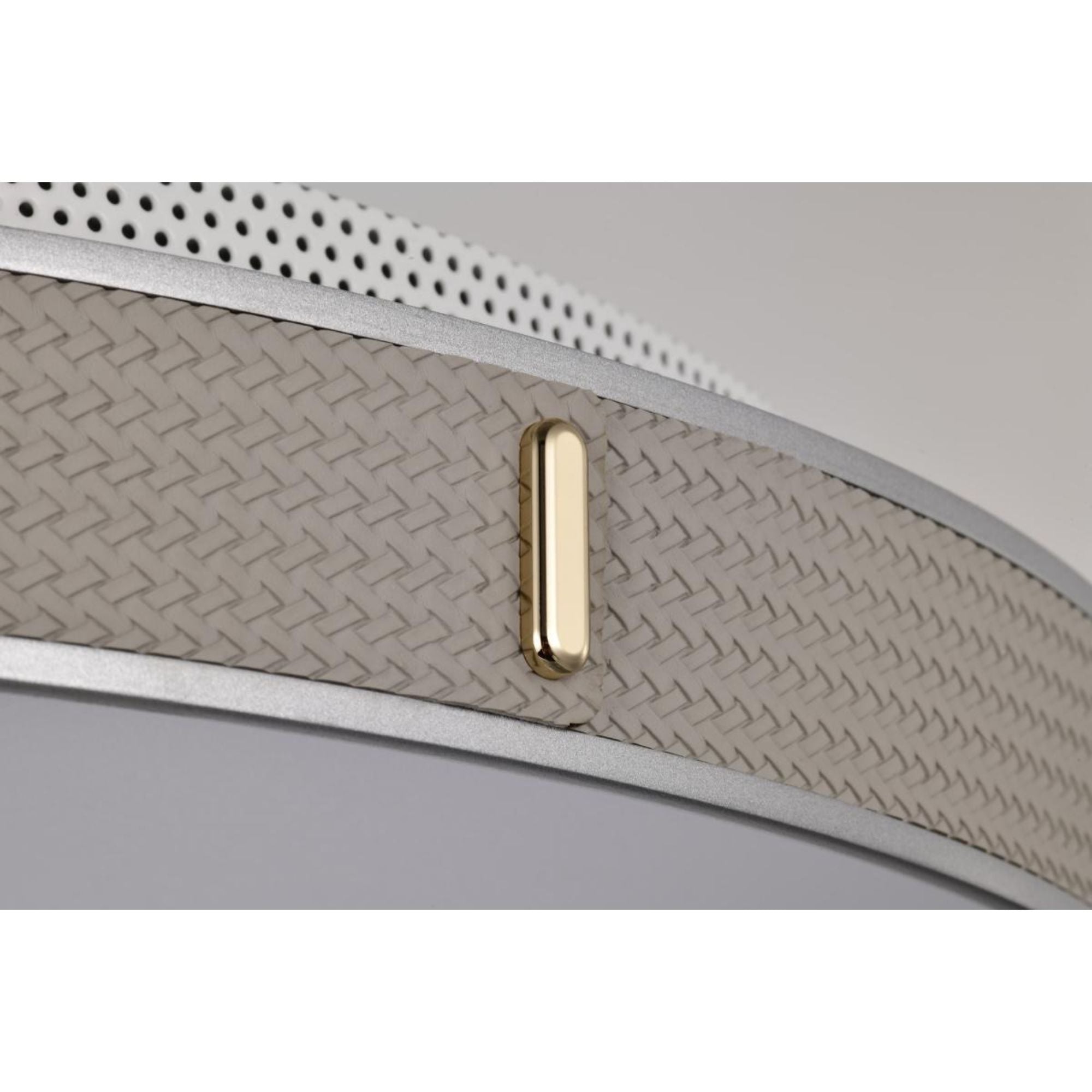 Bandon 20" LED Flush Mount, Gray with Off-White Wrap, Acrylic Lens