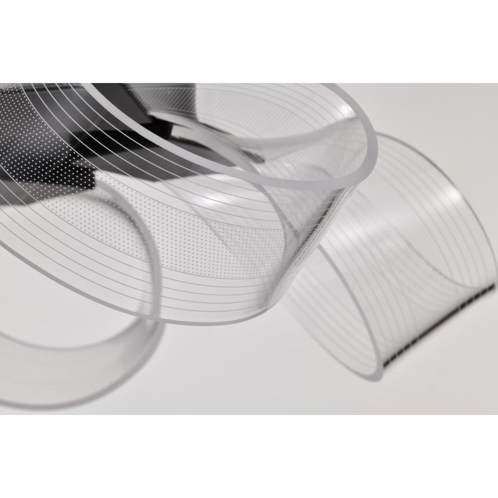 Barnett 21" LED Flush Mount, Matte Black Finish