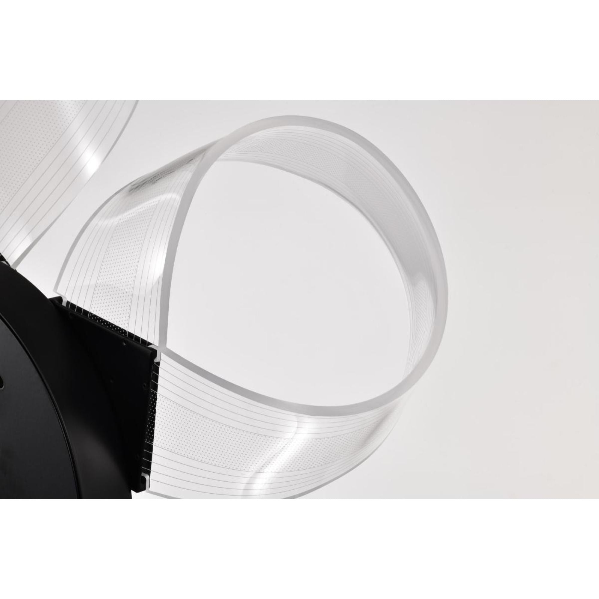 Barnett 21" LED Flush Mount, Matte Black Finish