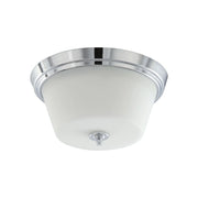 SATCO|NUVO - Bento 13" 3-Light Flush Mount, Polished Chrome Finish | Bees Lighting