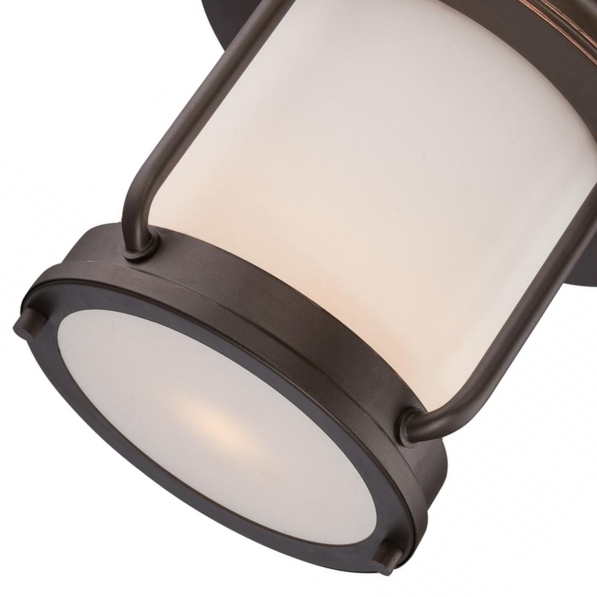 Bethany 10" LED Outdoor Flush Mount, Mahogany Bronze Finish
