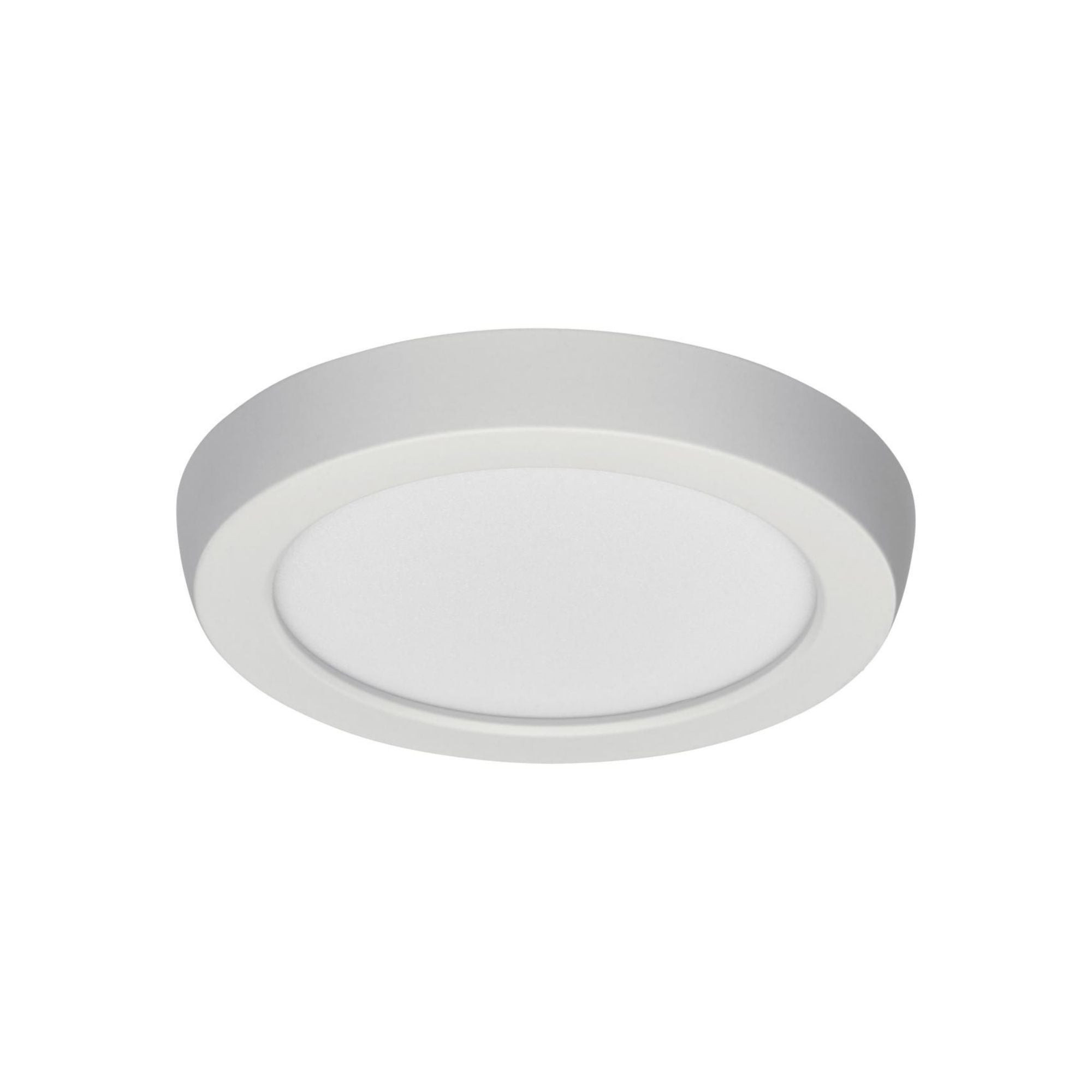 Blink 5" LED Round Disk Light, 9W, 5CCT, White Finish