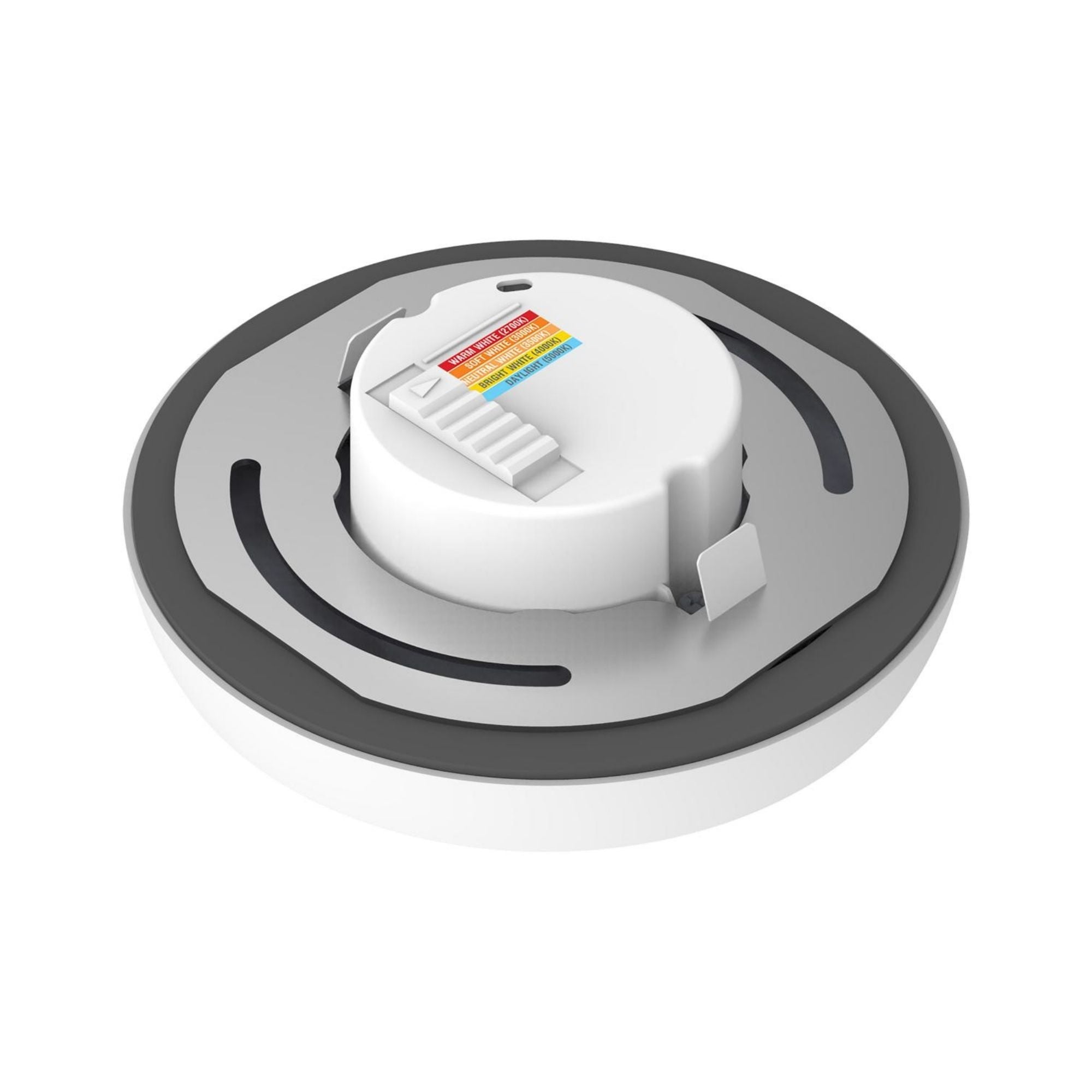 Blink 5" LED Round Disk Light, 9W, 5CCT, White Finish