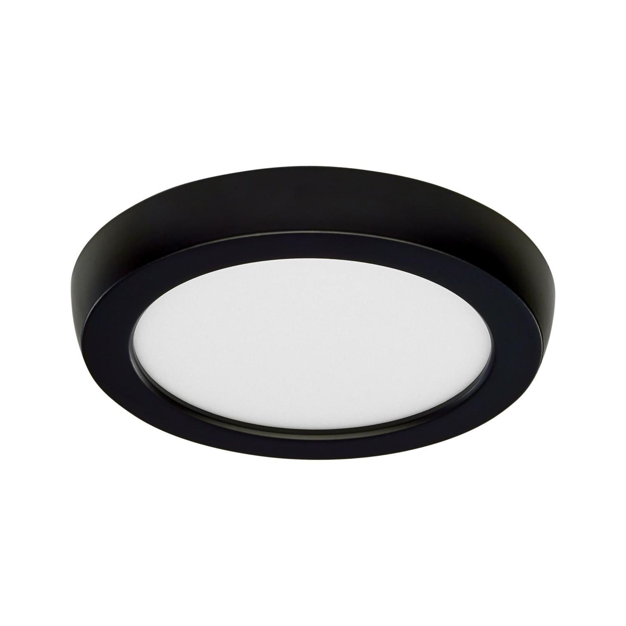 Blink 5" LED Round Disk Light, 9W, 5CCT, Black Finish