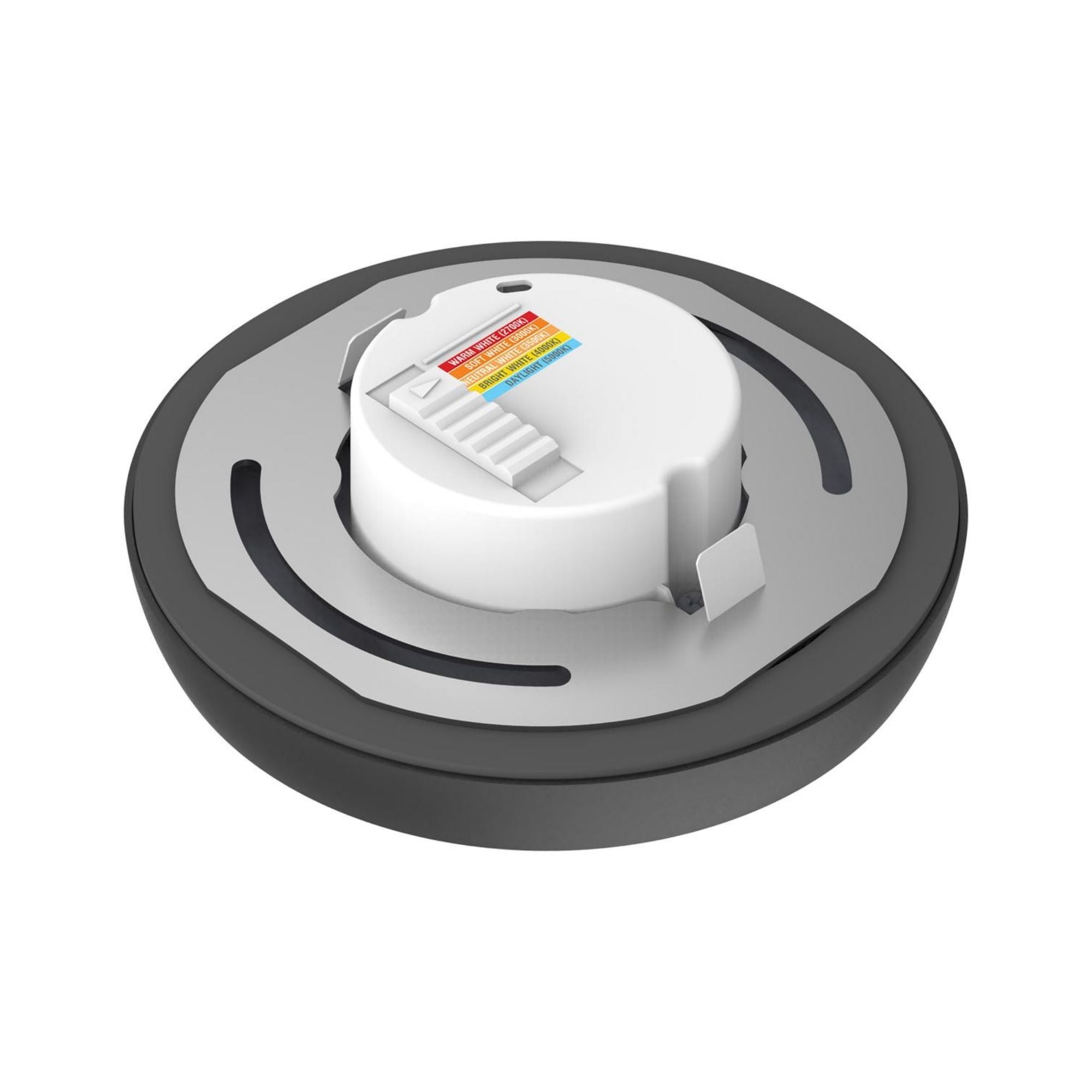 Blink 5" LED Round Disk Light, 9W, 5CCT, Black Finish