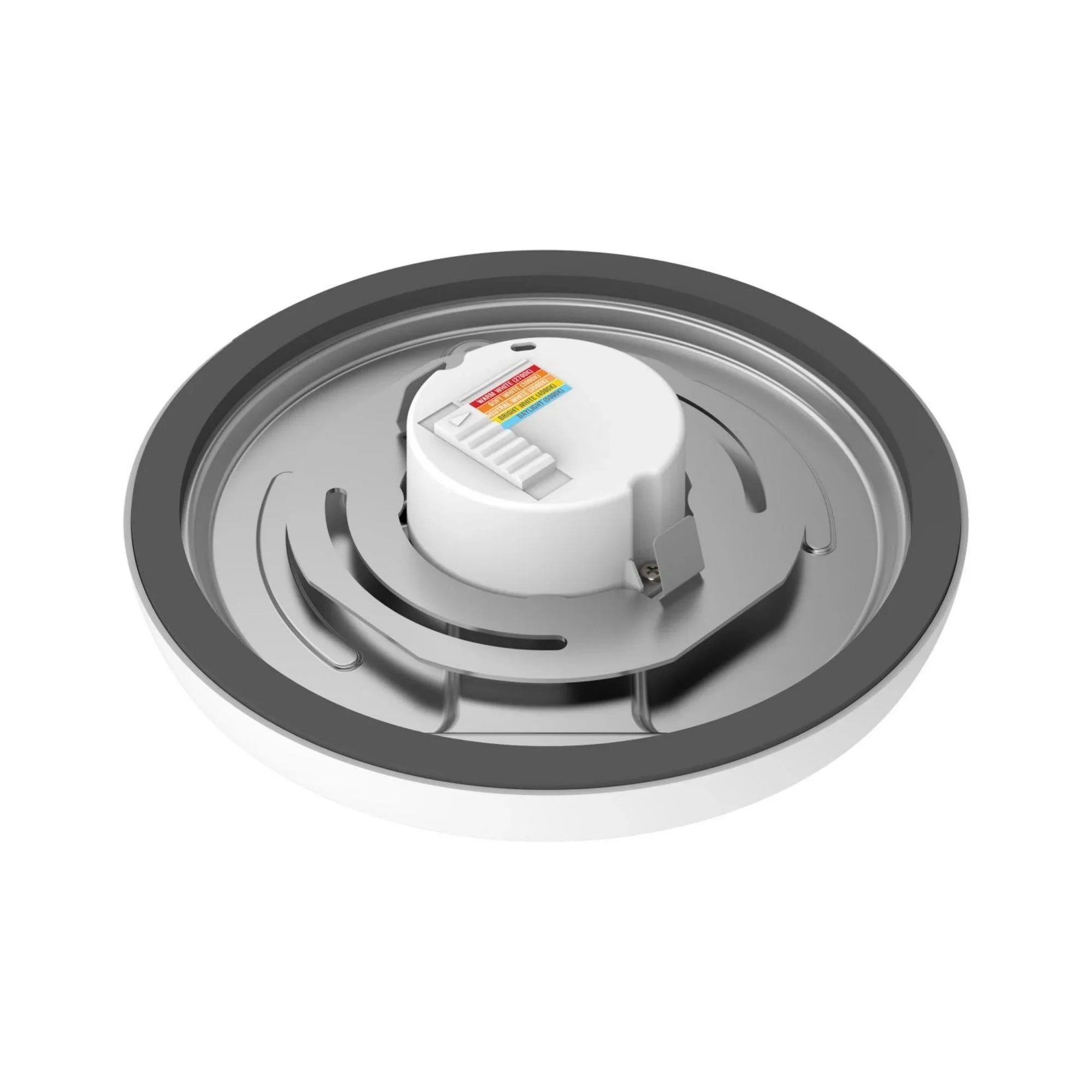 Blink 7" LED Round Disk Light, 11W, 5CCT, White Finish