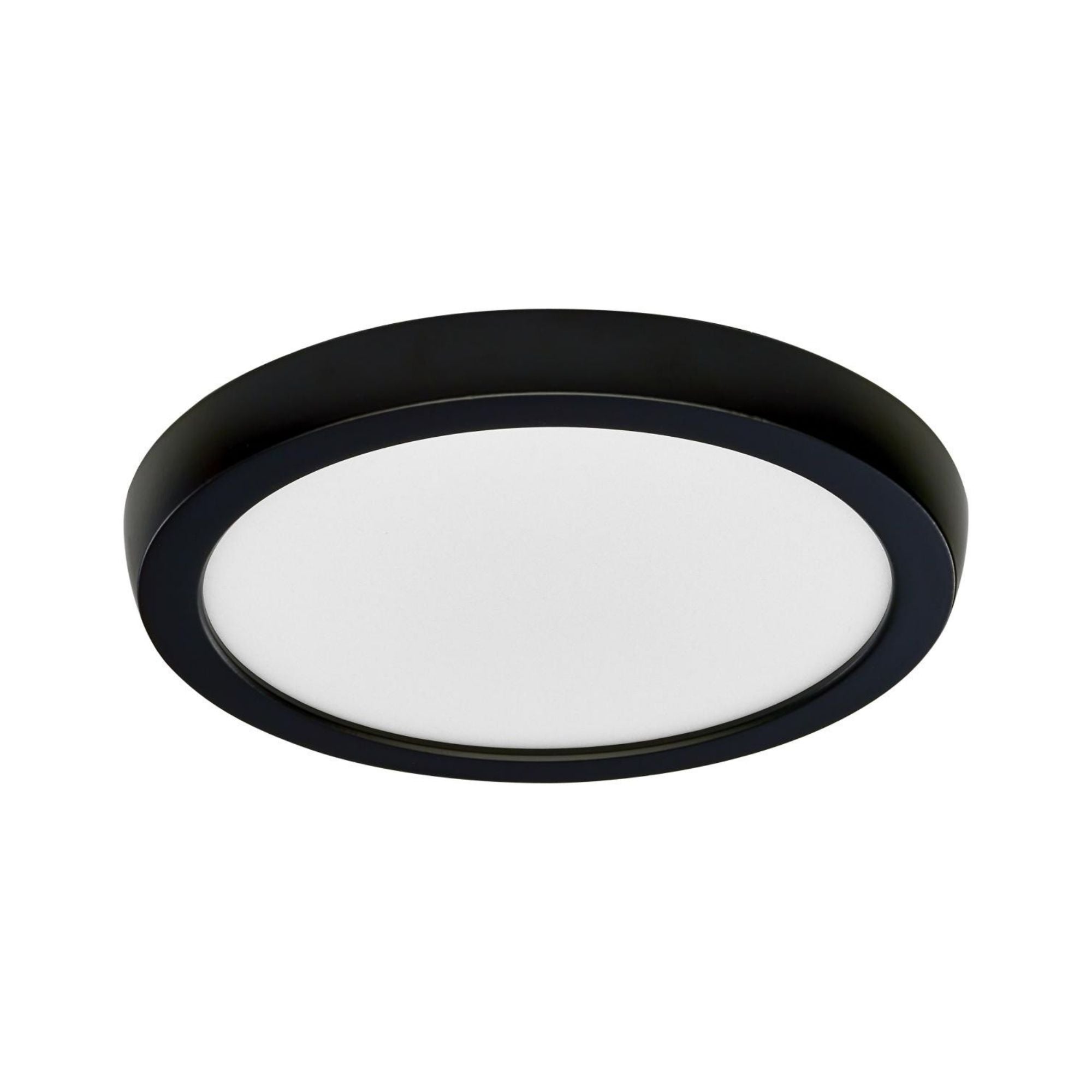 Blink 7" LED Round Disk Light, 11W, 5CCT, Black Finish