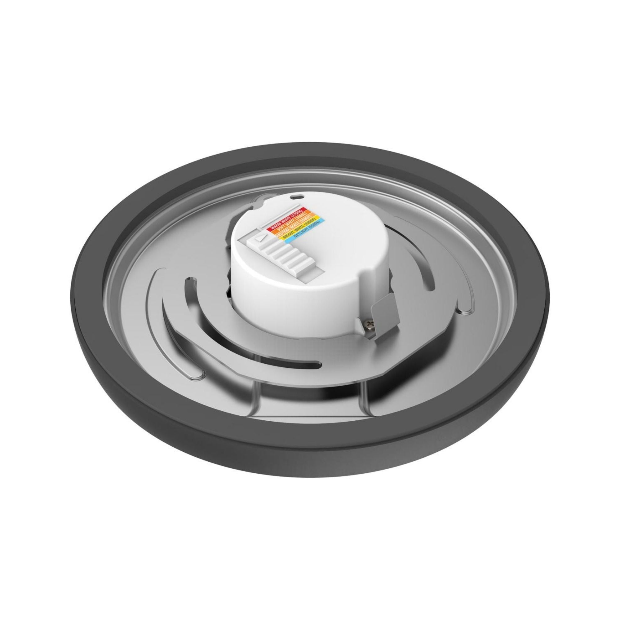 Blink 7" LED Round Disk Light, 11W, 5CCT, Black Finish