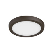Blink 7" LED Round Disk Light, 11W, 5CCT, Bronze Finish