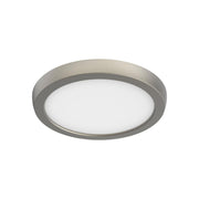 Blink 7" LED Round Disk Light, 11W, 5CCT, Brushed Nickel Finish