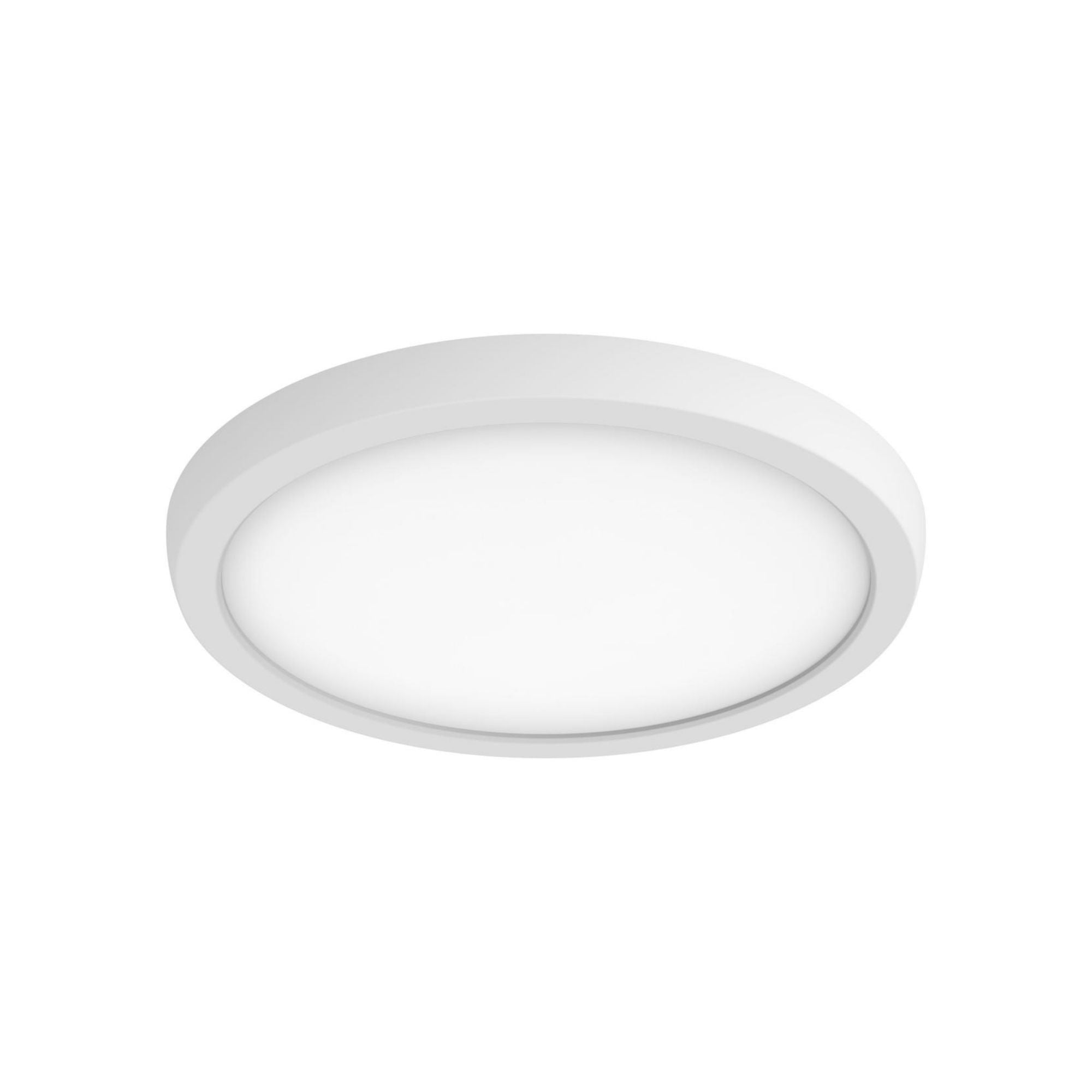 Blink 9" LED Round Disk Light, 13W, 5CCT, White Finish