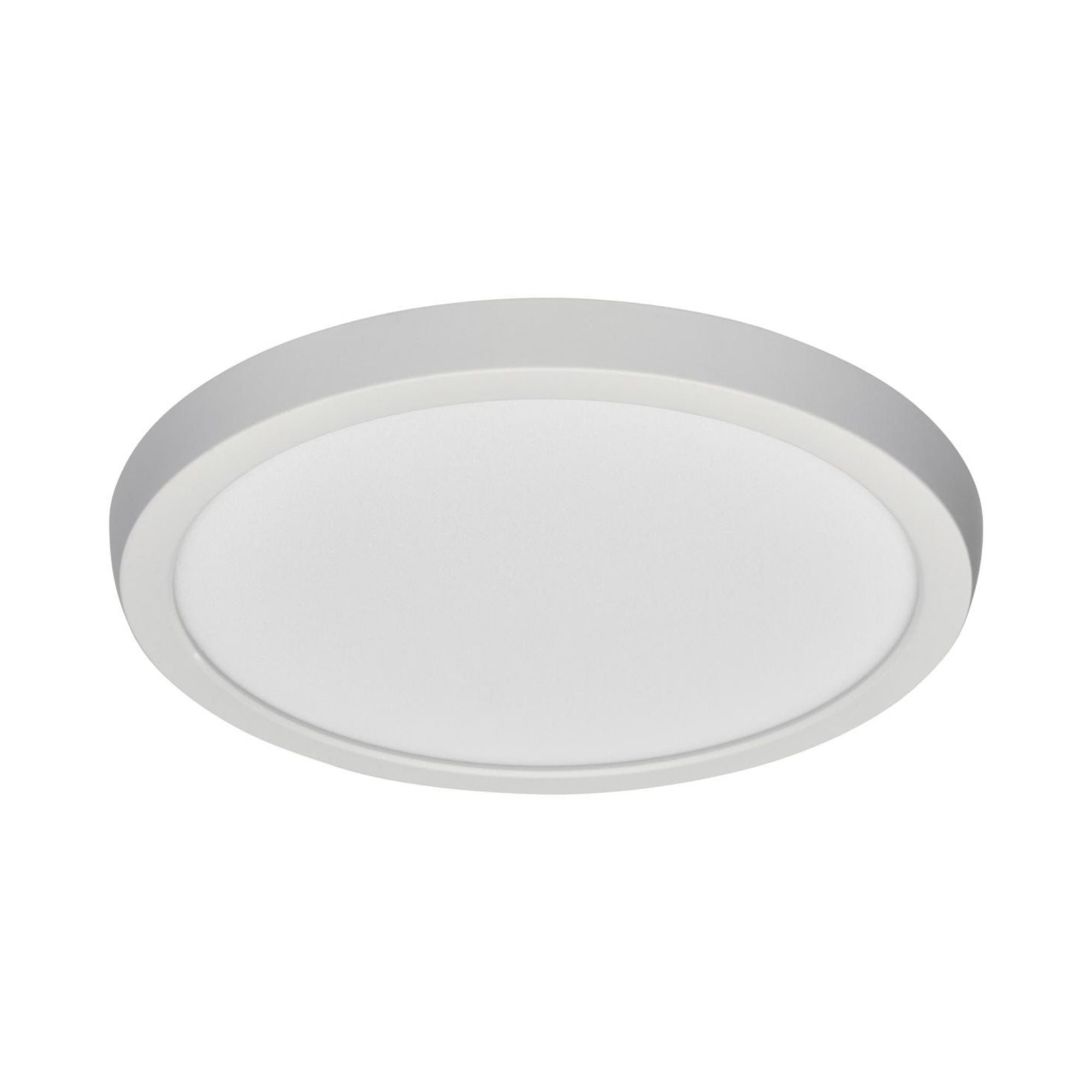 Blink 9" LED Round Disk Light, 13W, 5CCT, White Finish