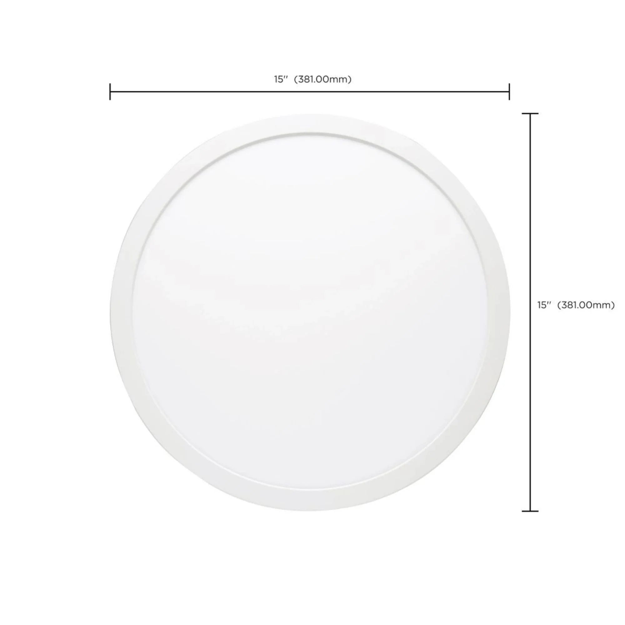 Blink Pro Plus 15" LED Round Disk Light, 29W, 5CCT, White Finish