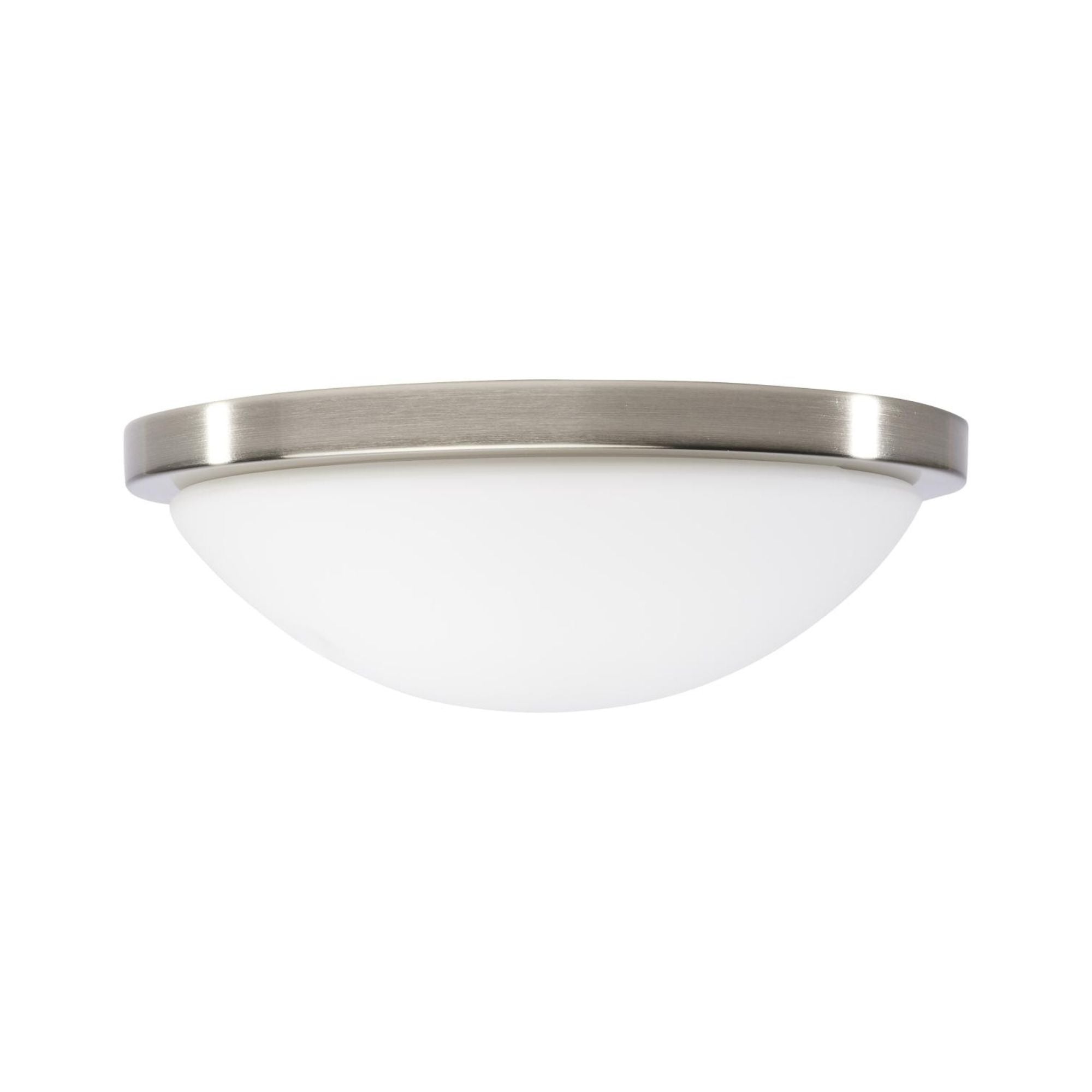 Button 11" LED Flush Mount, 3CCT, Brushed Nickel Finish, 120V