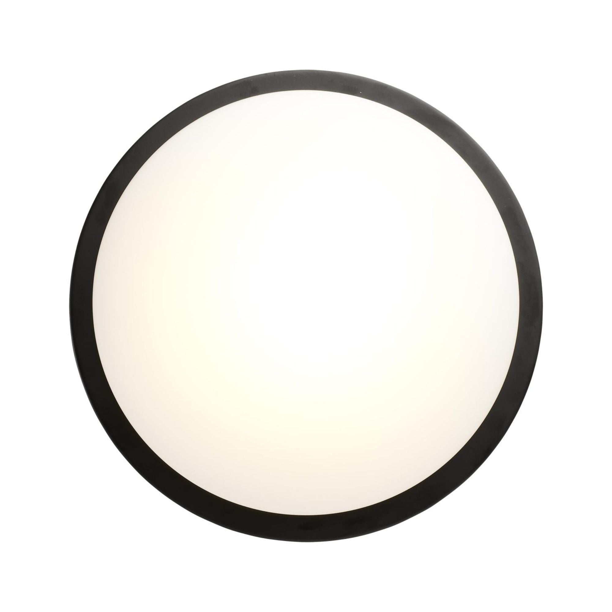 Button 11" LED Flush Mount, 3CCT, Matte Black Finish, 120V