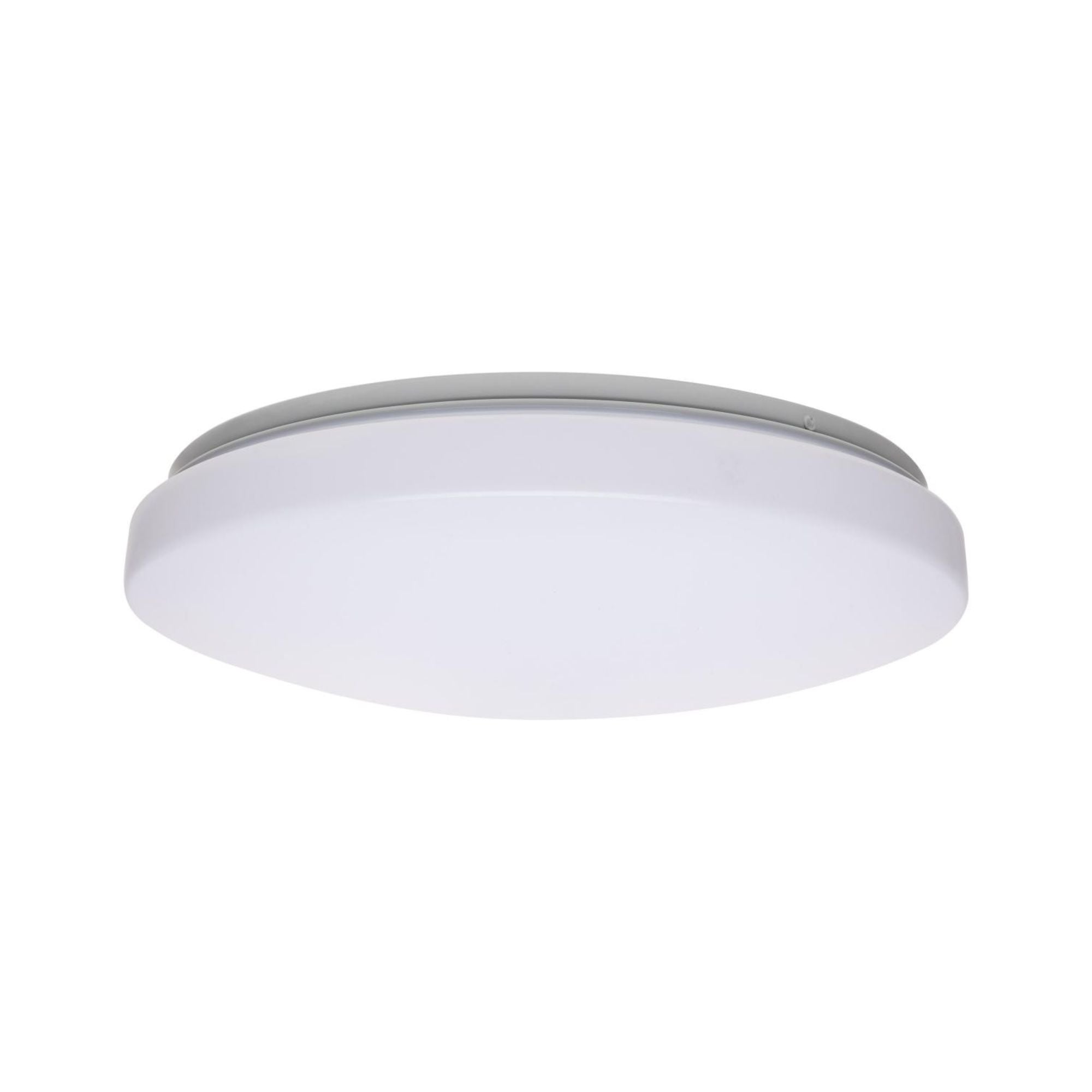 Cloud 14" LED Flush Mount, 3CCT, White Finish, 0-10V Dim