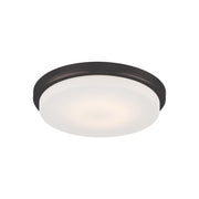 Dale 13 in. LED Flush Mount Light, Opal Frosted Glass