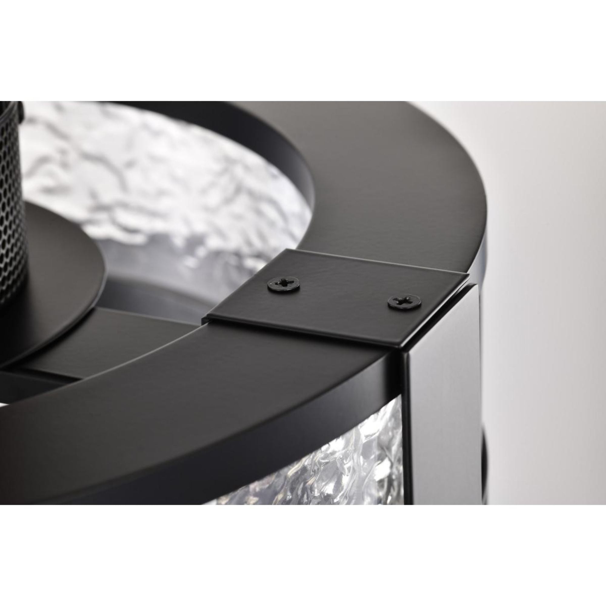Darrow 13" LED Flush Mount, Matte Black Finish