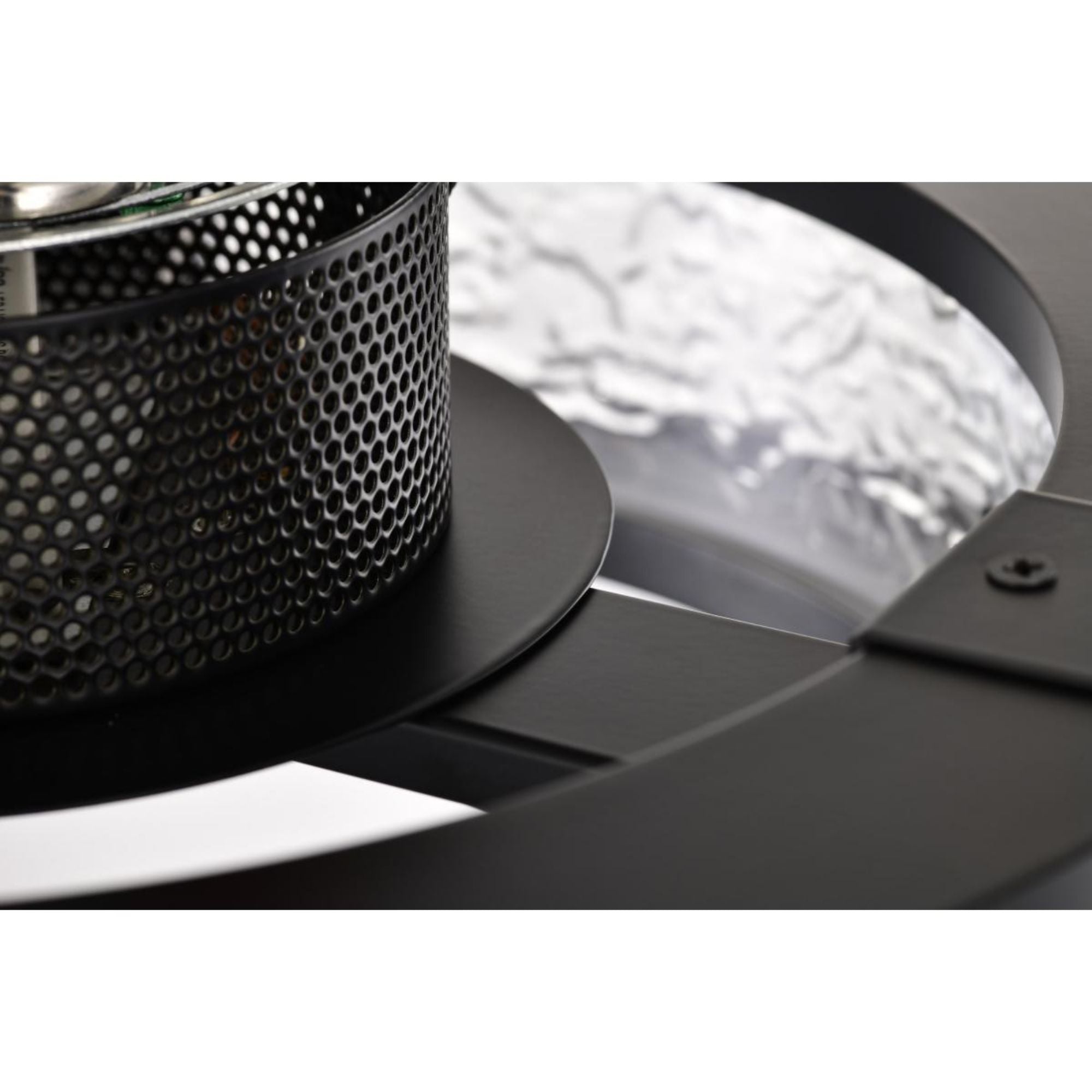 Darrow 13" LED Flush Mount, Matte Black Finish
