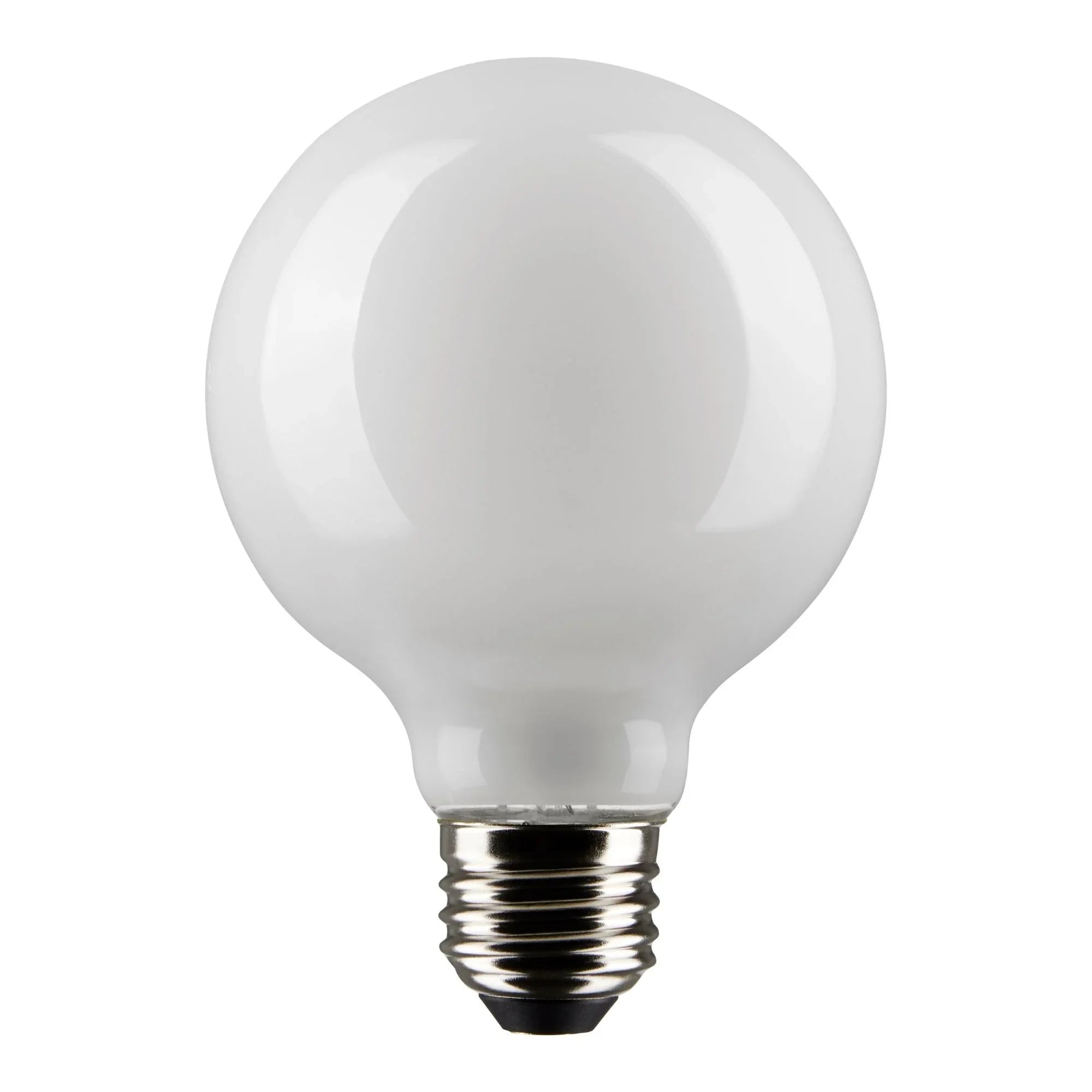 G25 LED Globe Bulb, 6 Watts, 500 Lumens, 60W Equal, 2700K, E26 Medium Base, Frosted, Pack of 2
