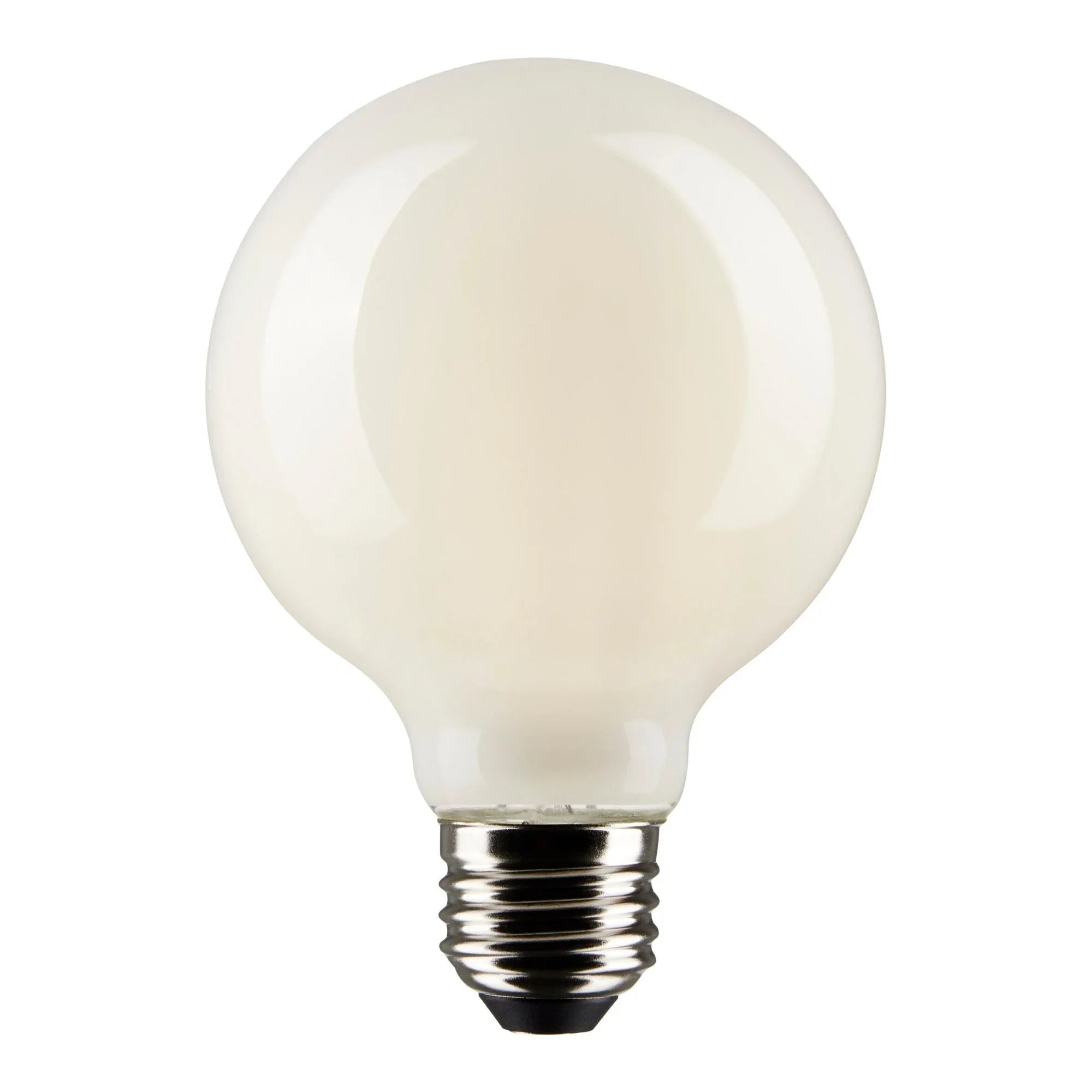 G25 LED Globe Bulb, 6 Watts, 500 Lumens, 60W Equal, 2700K, E26 Medium Base, Frosted, Pack of 2